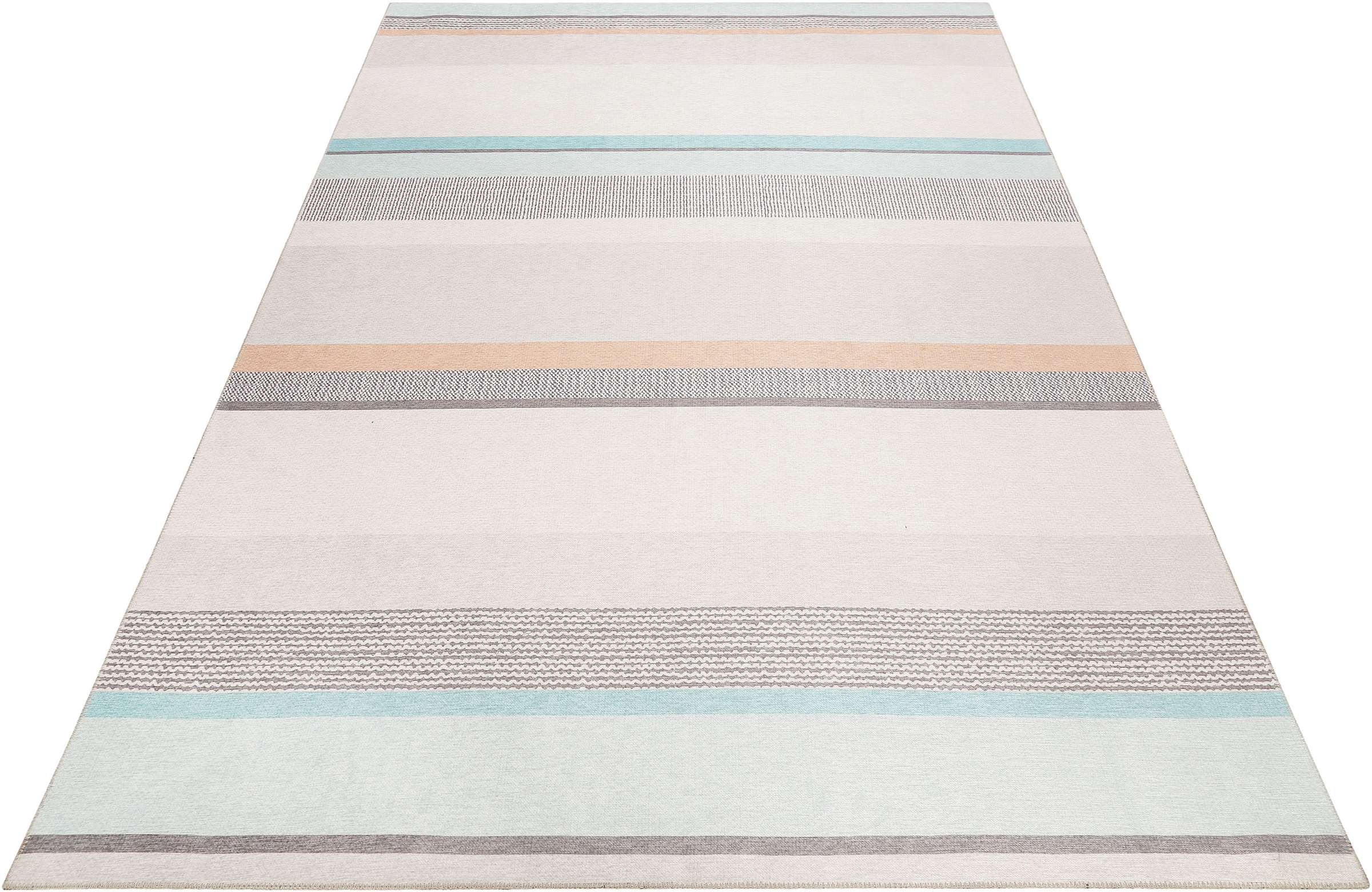 Esprit Teppich »Ben,  ESP-0151«, rechteckig, 6 mm Höhe, robuster Kurzflor Teppich, Wohnzimmer