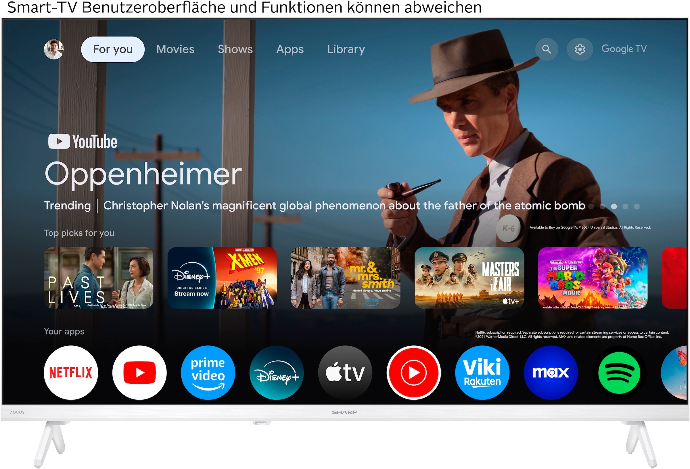 Sharp LED-Fernseher »1T-C32HFx«, Google TV-Smart-TV