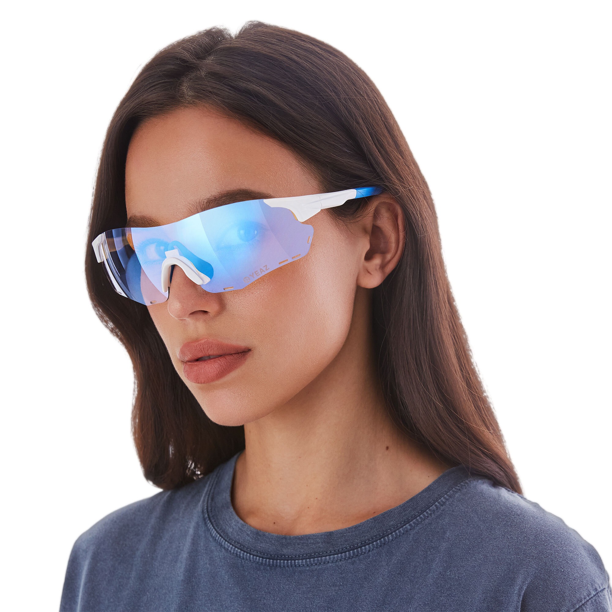 YEAZ Sportbrille »Sport-Sonnenbrille weiß/rot SUNELATION«