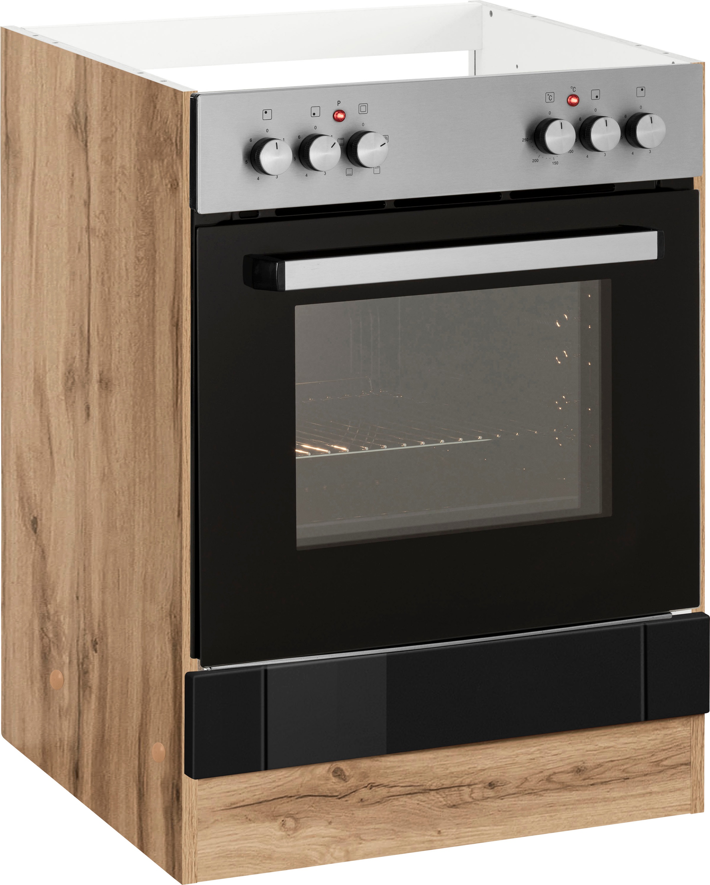 KOCHSTATION Herdumbauschrank »KS-Tinnum«, 60 cm breit, für Herd-Set