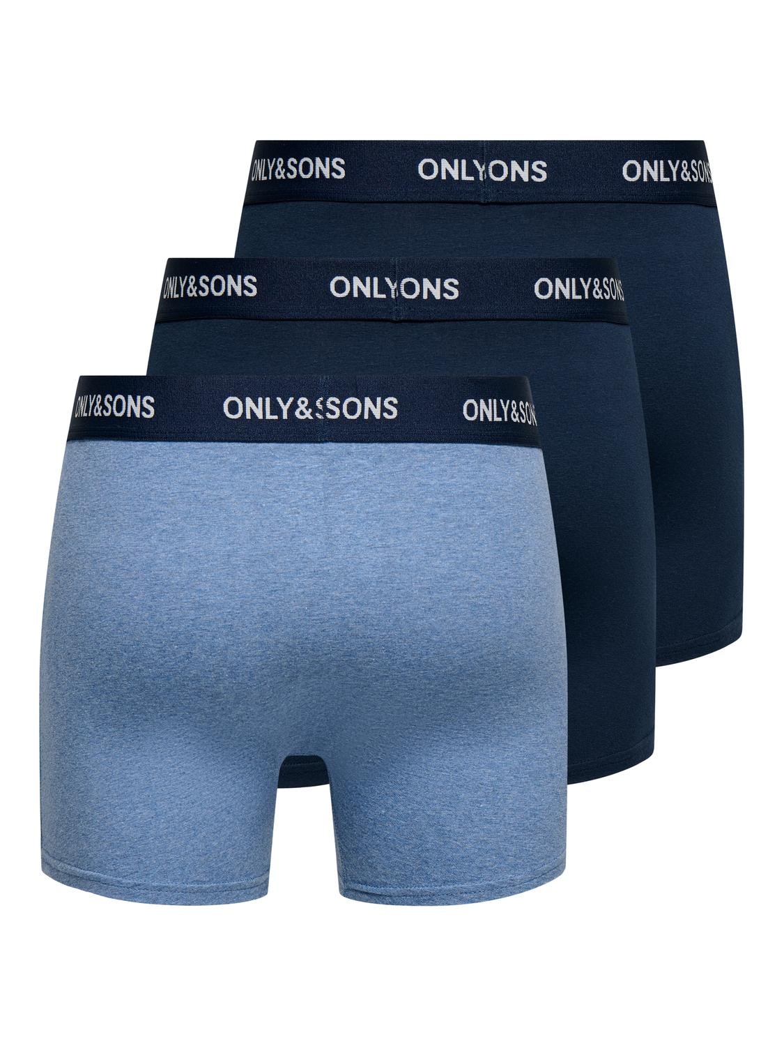 ONLY & SONS Trunk »ONSFITZ SOLID BLACK TRUNK 3PACK NOOS« Packung, 3 Stk.