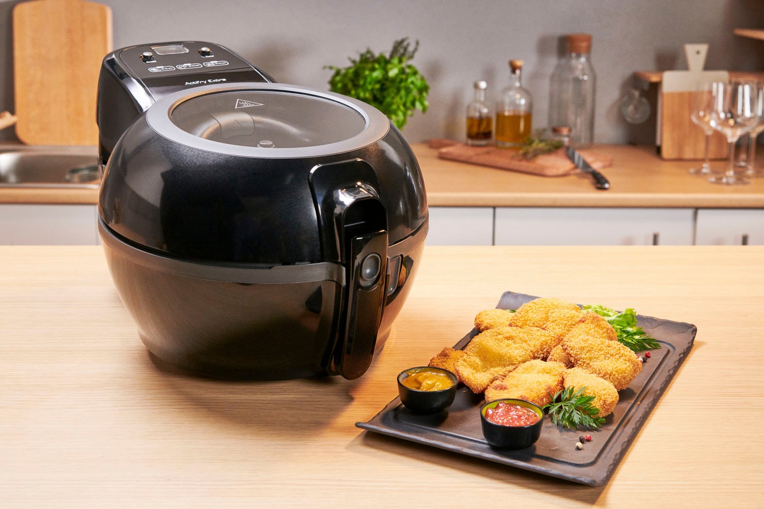 Tefal Heißluftfritteuse »FZ7228 ActiFry Extra«, 1500 W, Fassungsvermögen 1,2 kg, Timer, geruchsfrei