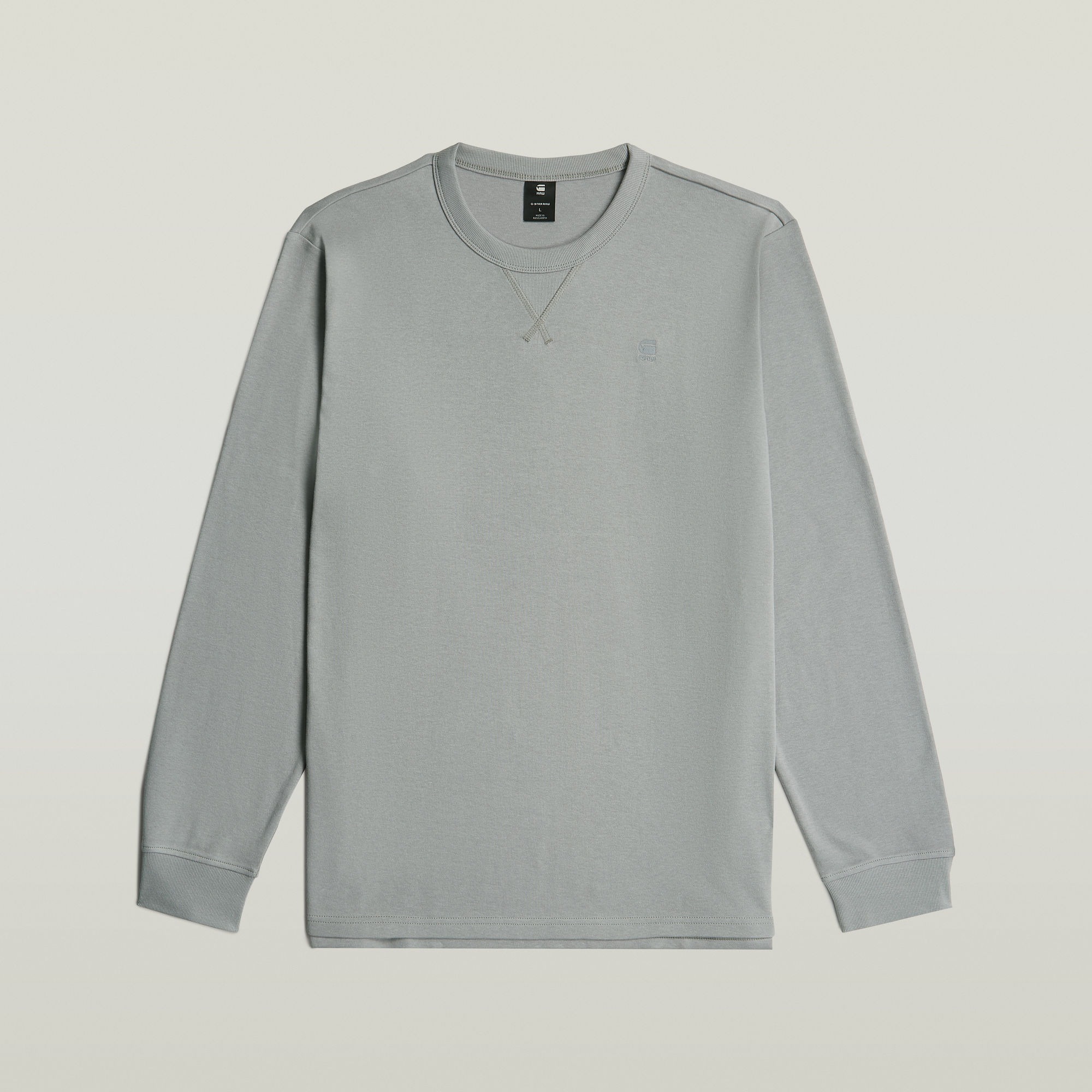 G-STAR Longsleeve »Nifous R« mit geripptem Einsatz vorne