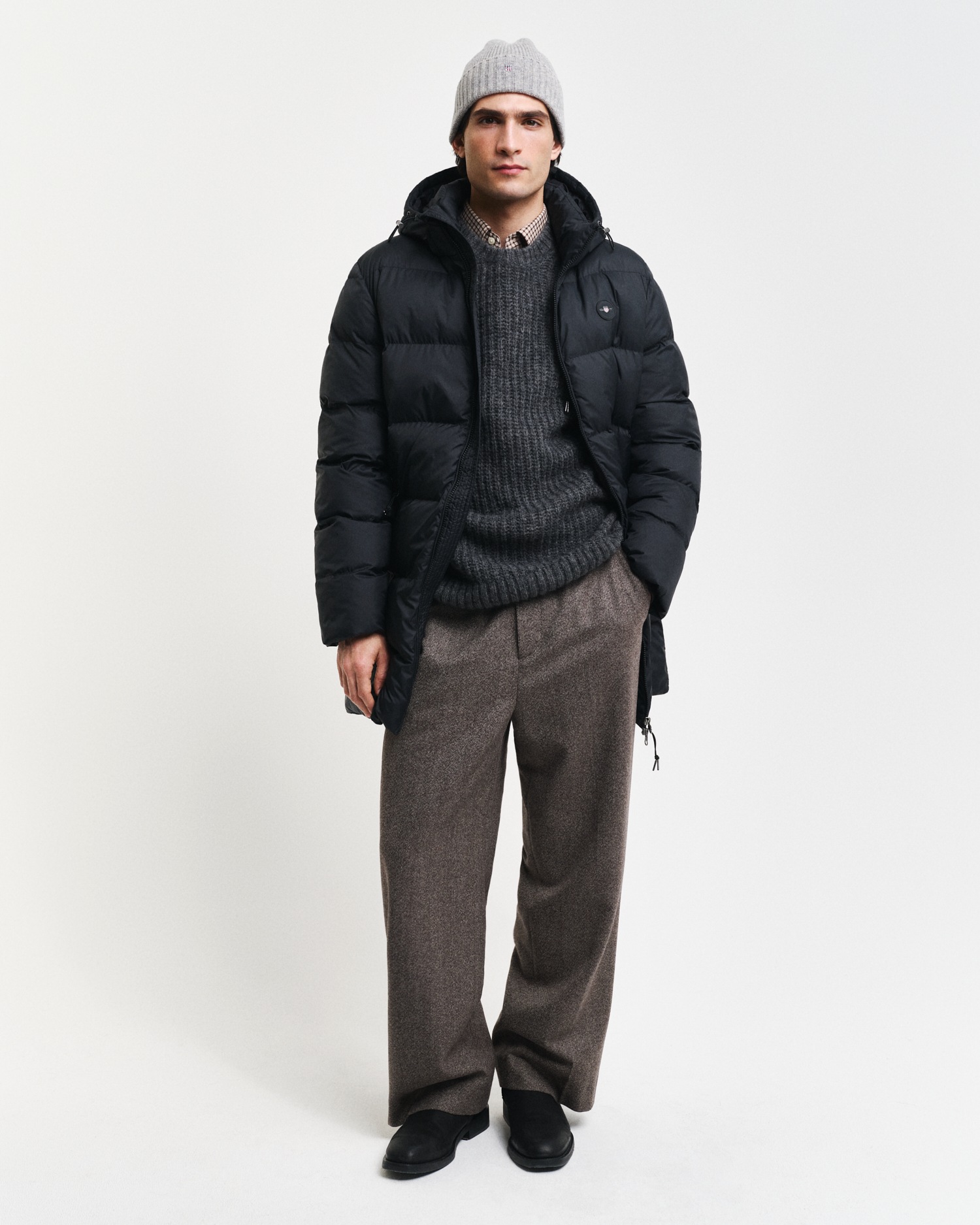 Gant Steppjacke »ACTIVE CLOUD MID LENGTH JACKET«, mit Kapuze