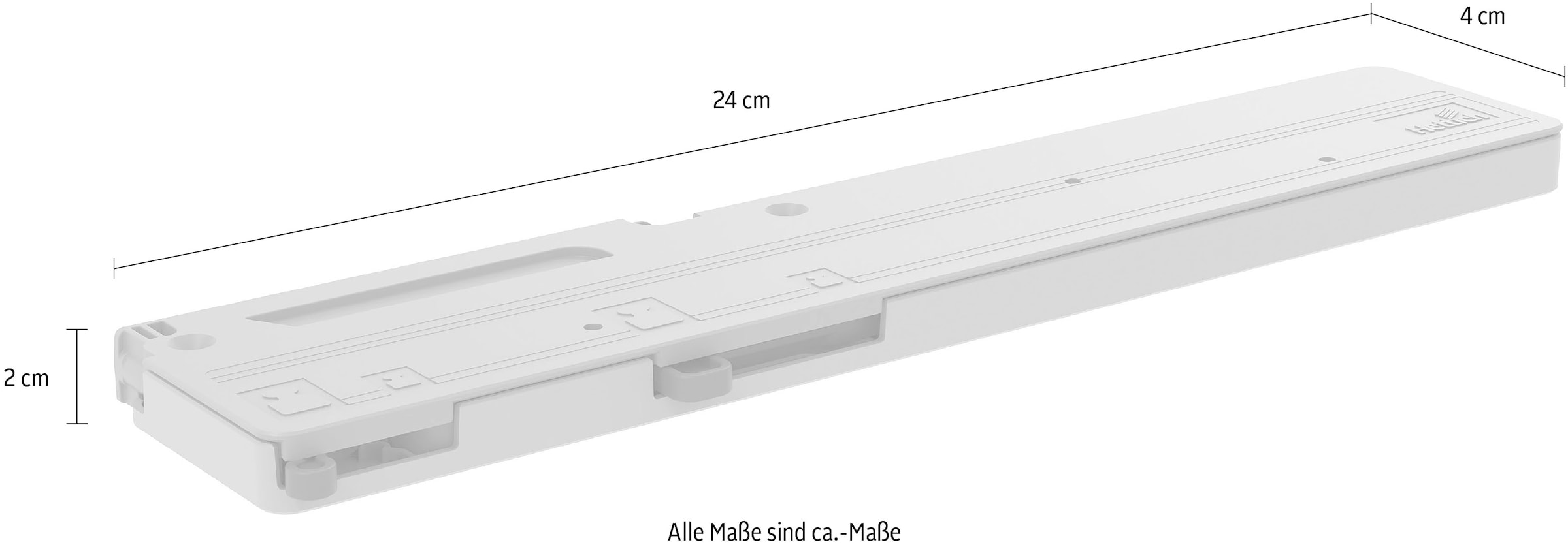 WIEMANN Türdämpfer, 1 Stück,  für 2-türige Schwebetürenschränke