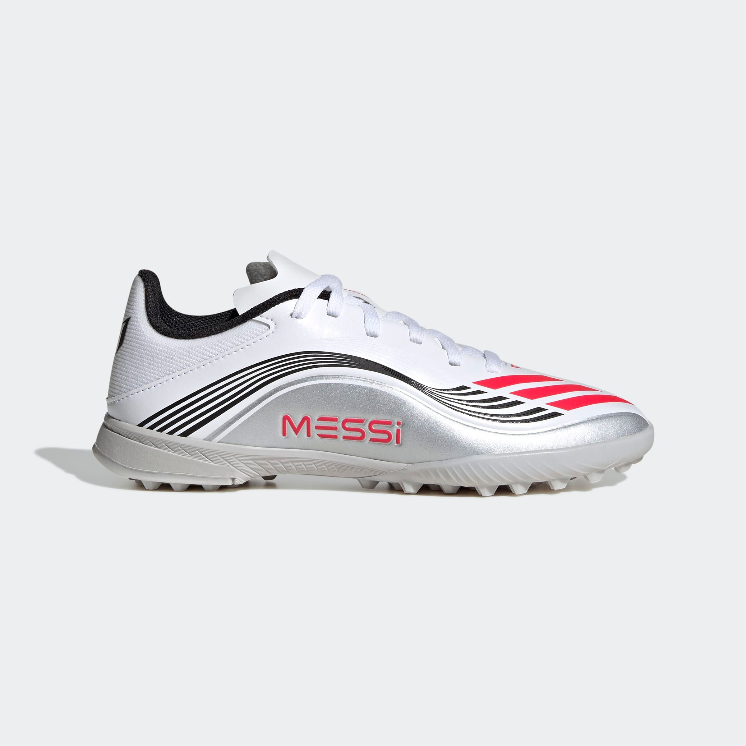 adidas Performance Fußballschuh »F50 MESSI LEAGUE KIDS TF«, geeignet für harte Untergründe Asche und Kunstrasen