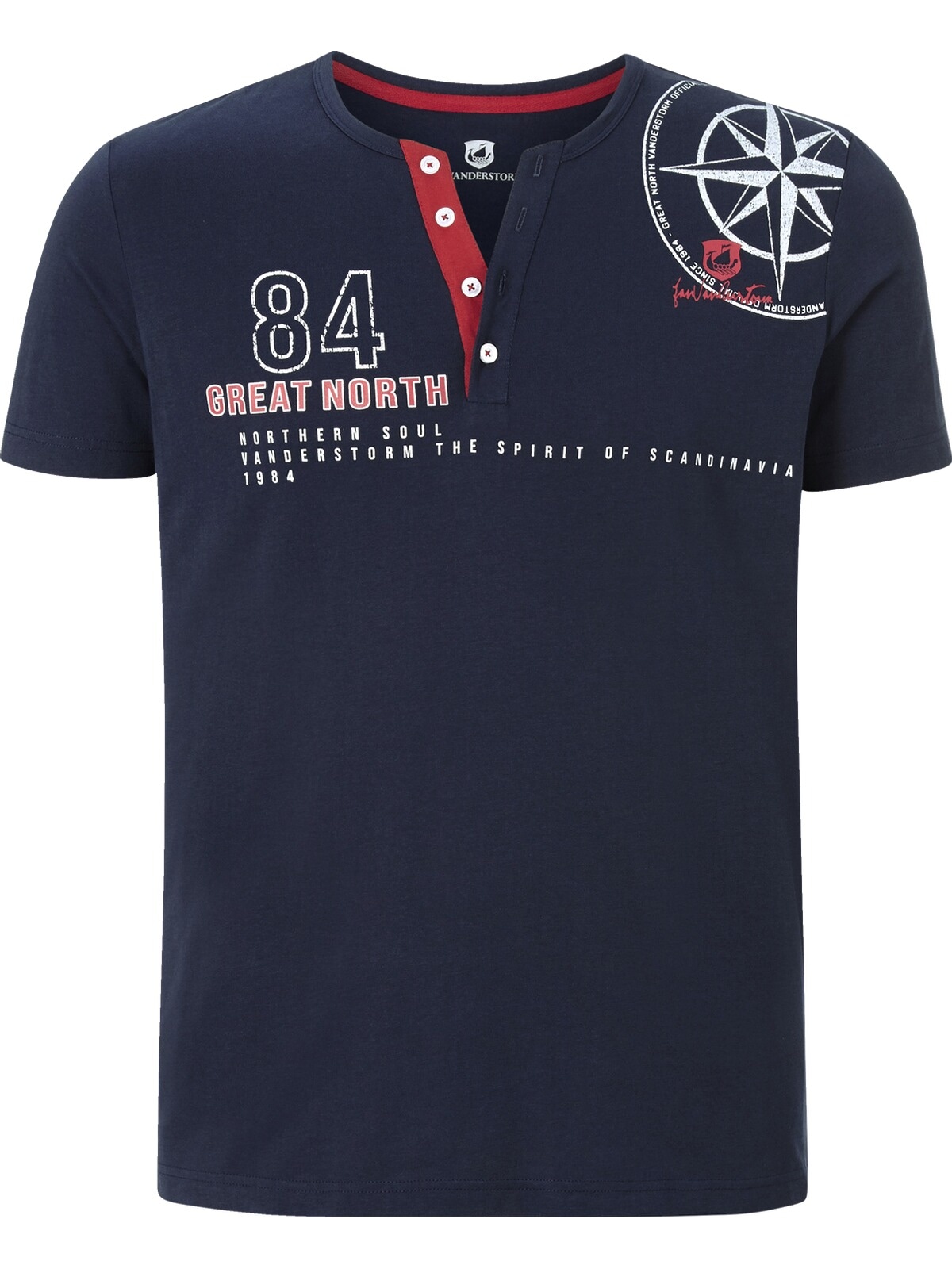 Jan Vanderstorm T-Shirt »T-Shirt LINDRAD«
