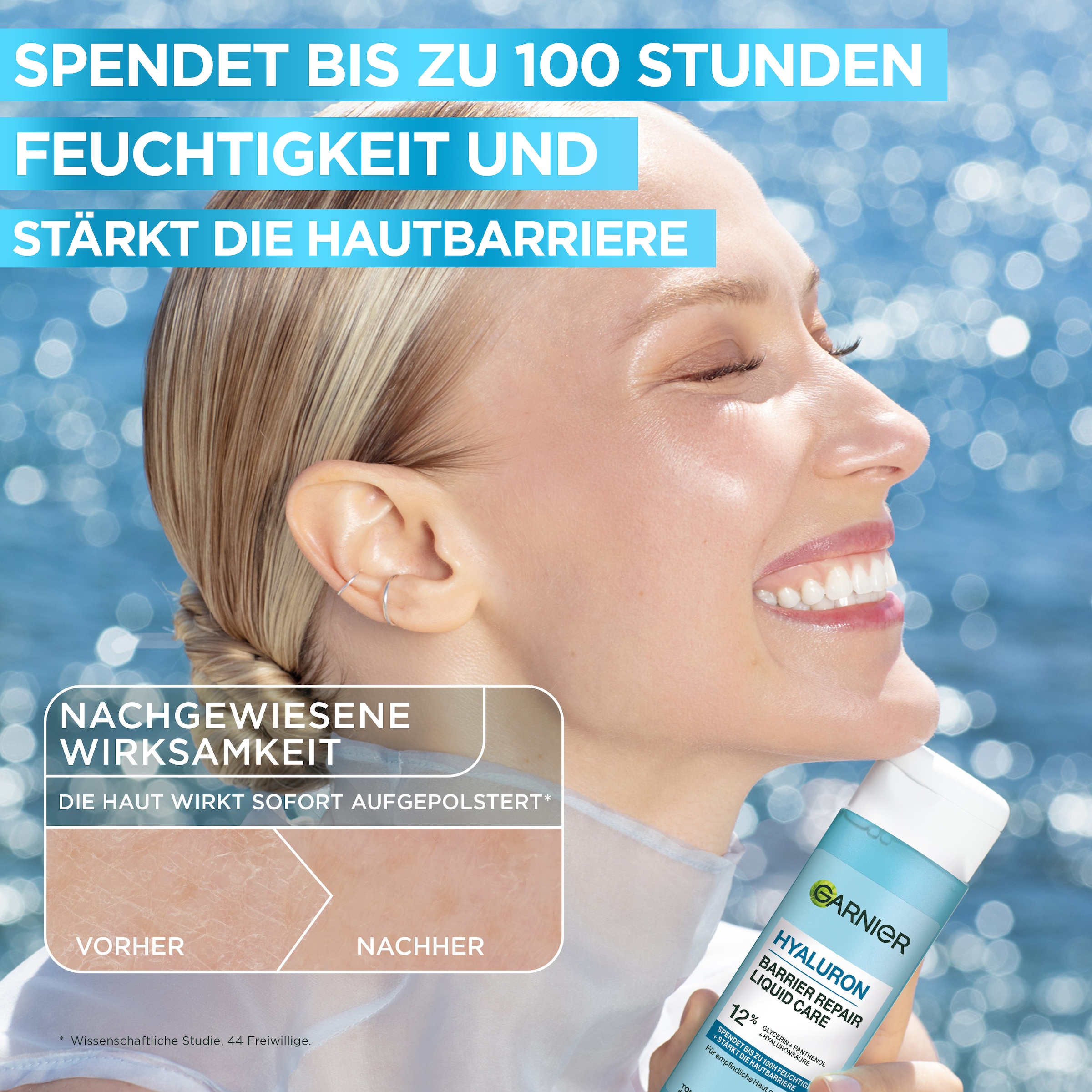 GARNIER Toner »Garnier Hyaluron Barrier Repair Liquid Care«