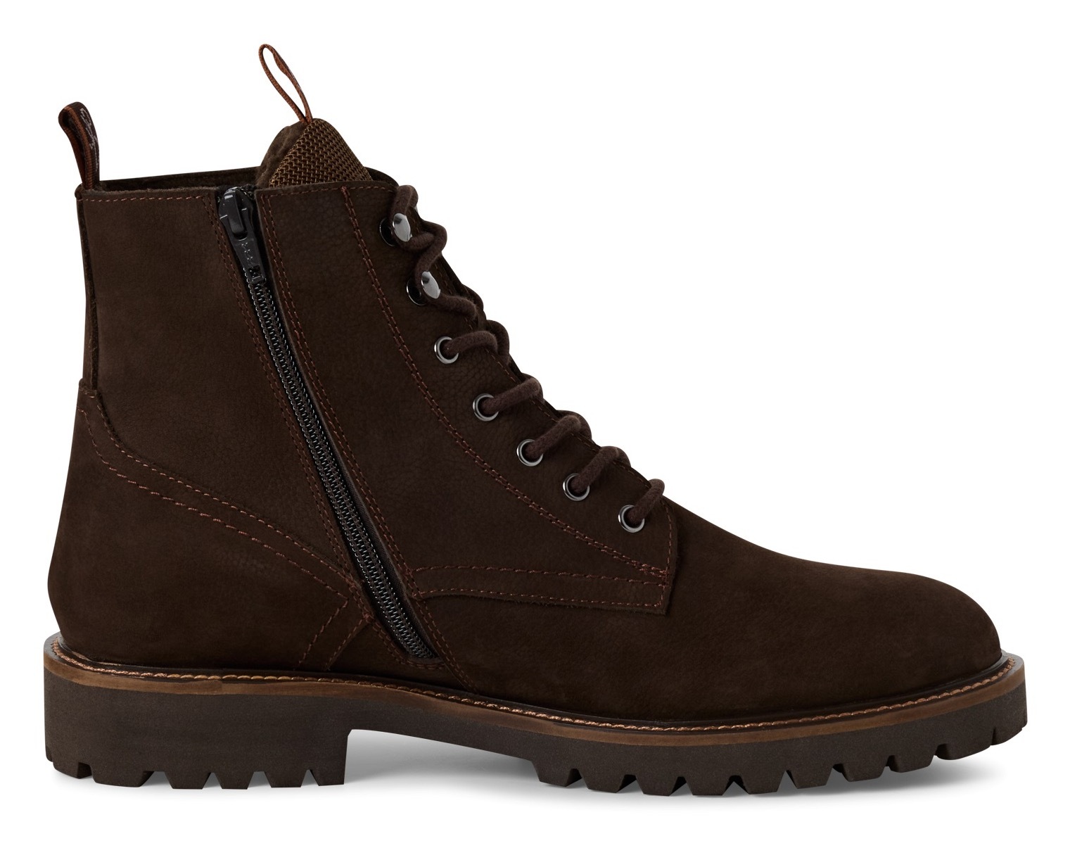 MARCO TOZZI by GMK Schnürboots  , Blockabsatz, Schnürstiefelette mit praktischem Innenreißverschluss