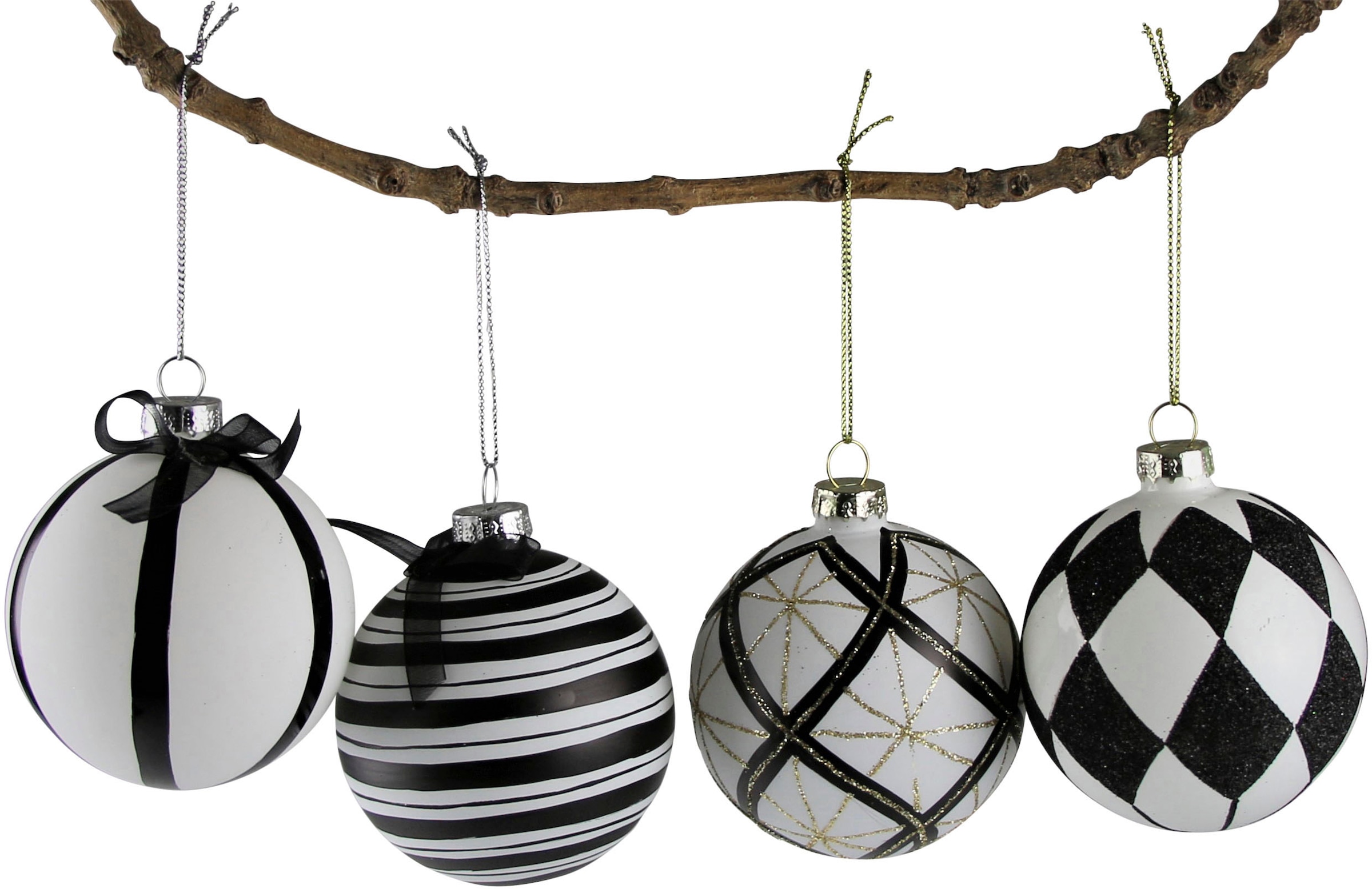 Am Design Weihnachtsbaumkugel »Weihnachtsdeko in schwarz, Größe 8 cm