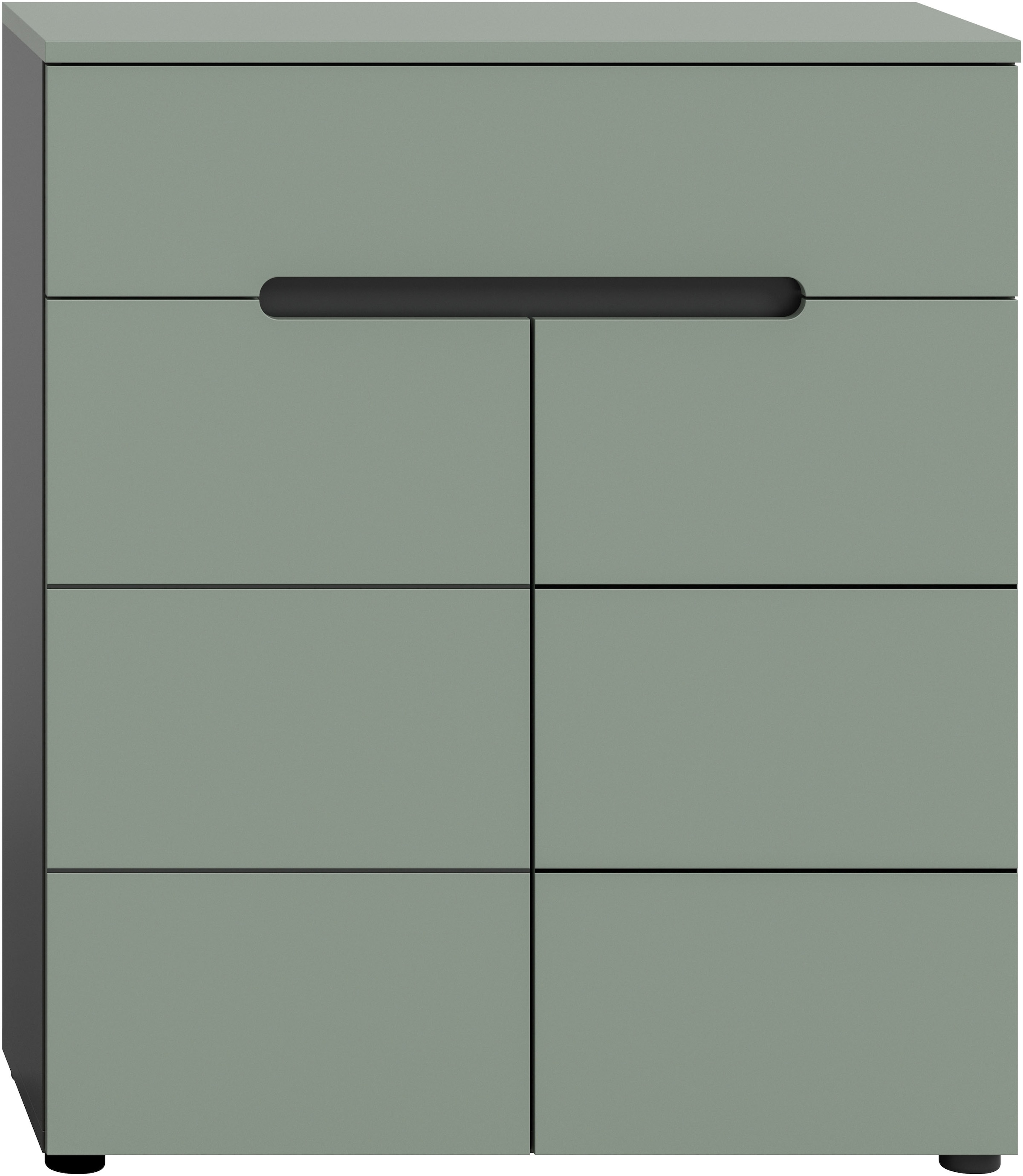 INOSIGN Schuhkommode »REHAT, TOPSELLER!, Breite 80cm, 2 Türen, 1 Schubkasten, 4 Fächer« in verschiedenen Farben erhältlich, Platz für ca. 12 Paar Schuhe, 1 Stk. tlg. Schuhschrank, Kommode, Garderobenschrank, Anrichte, Sideboard