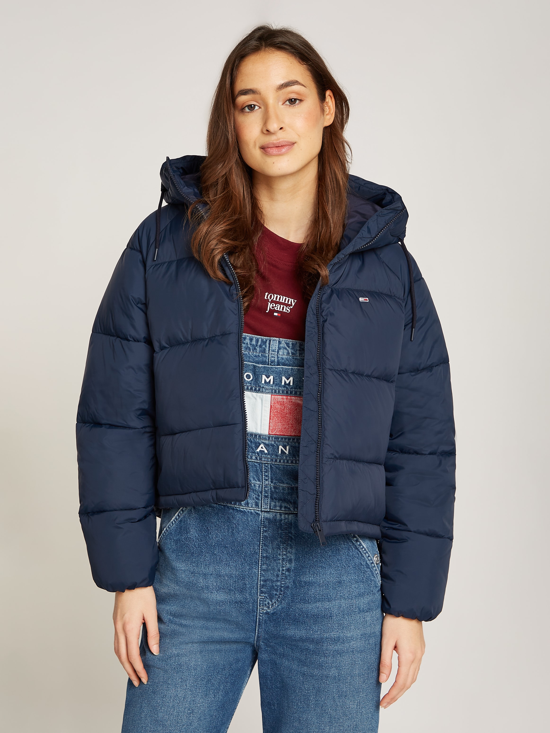 Steppjacke »JW ASPEN PUFFER EXT«, mit Kapuze, mit hochschließendem Kragen, Kapuze,...