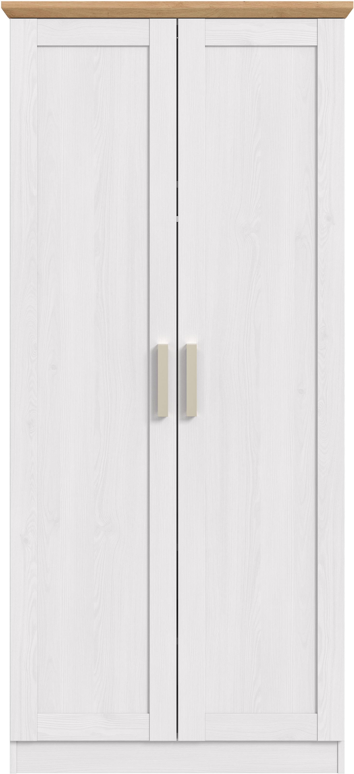 Home affaire Kleiderschrank »FLORENZ, Kleiderschrank inkl. 1 Kleiderstange« 1 Stk. tlg. Kleiderschrank, Drehtürenschrank, Graderobenschrank, Mehrzweckschrabnk