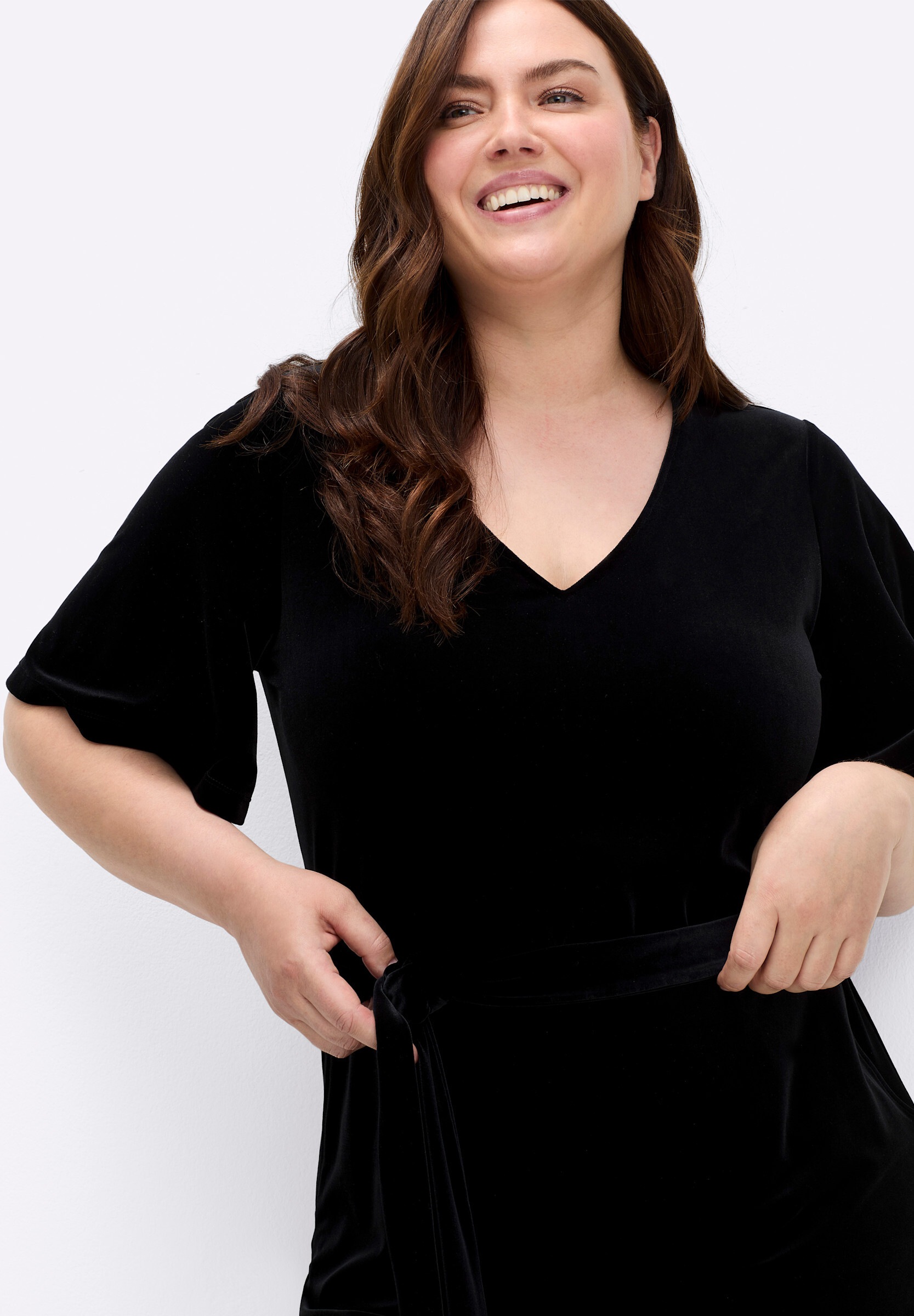 sheego by Joe Browns Jumpsuit »Overall Overall mit Flügelärmeln«