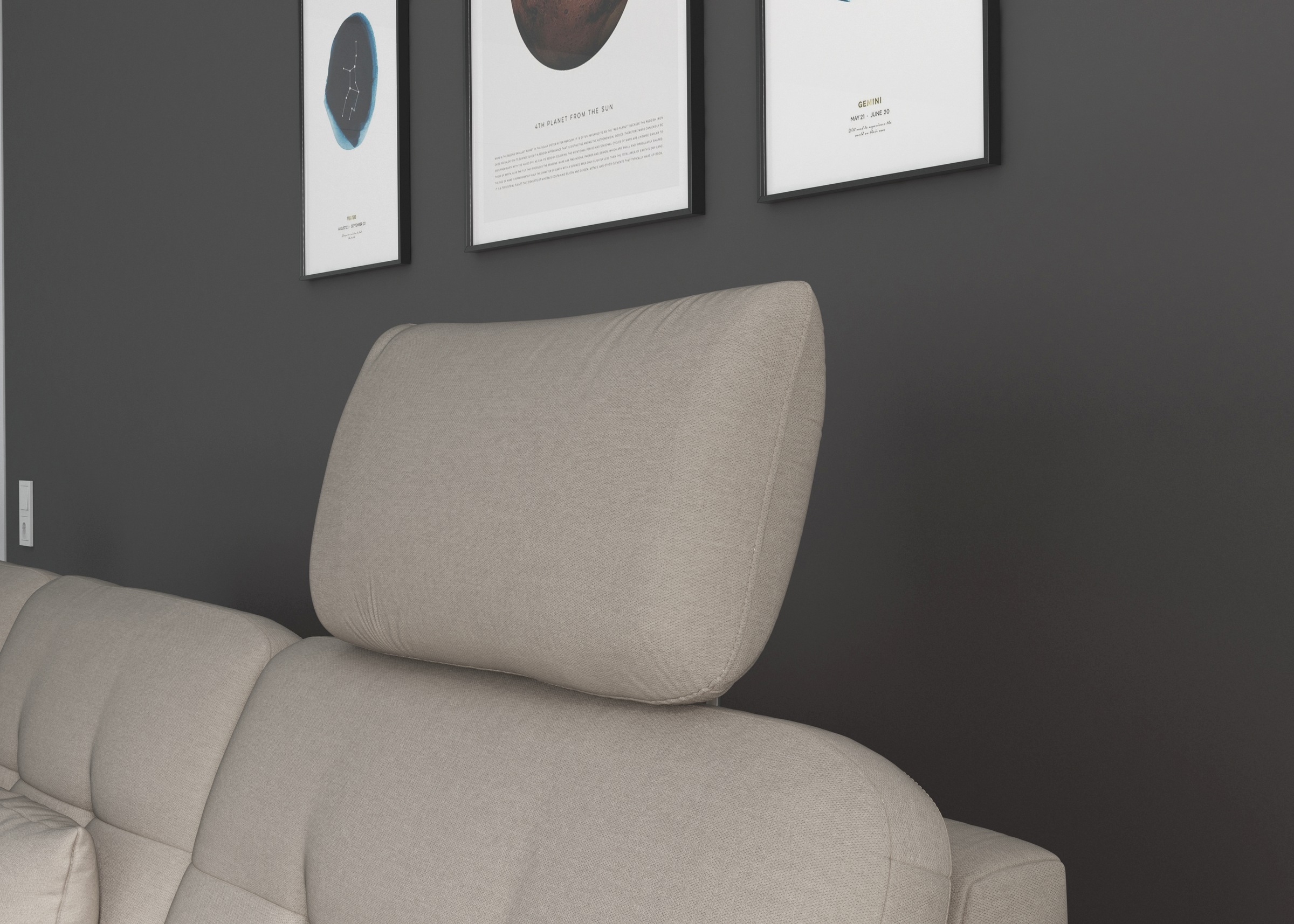 sit&more Kopfstütze »Baviene« in hochwertiger Verarbeitung