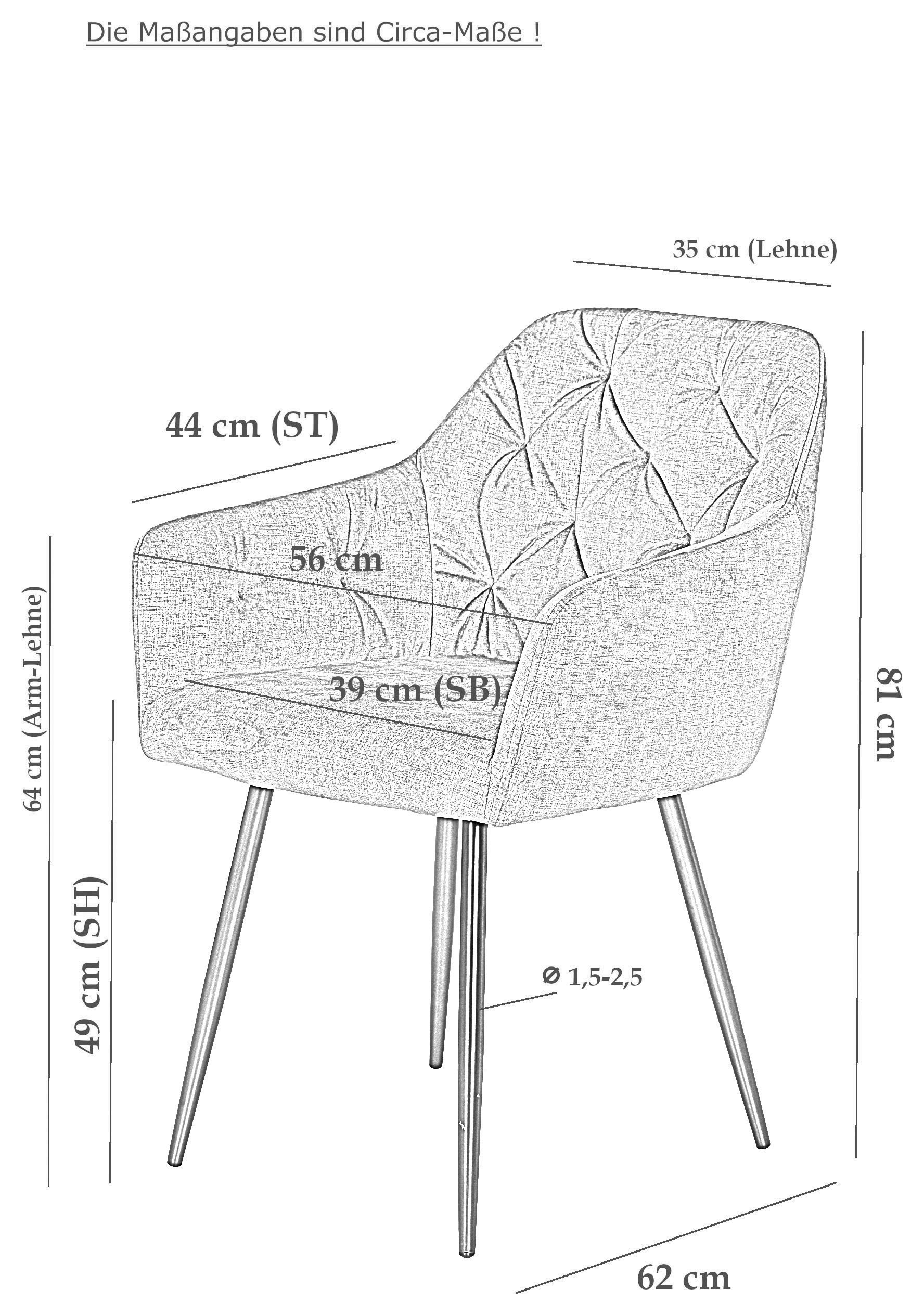 HELA Essgruppe »CLEO Tischgruppe Bestseller«, (Set, 5 tlg., 1 Tisch / 4 Stühle), Schalenstühle Tisch Wohnzimmer Esszimmer