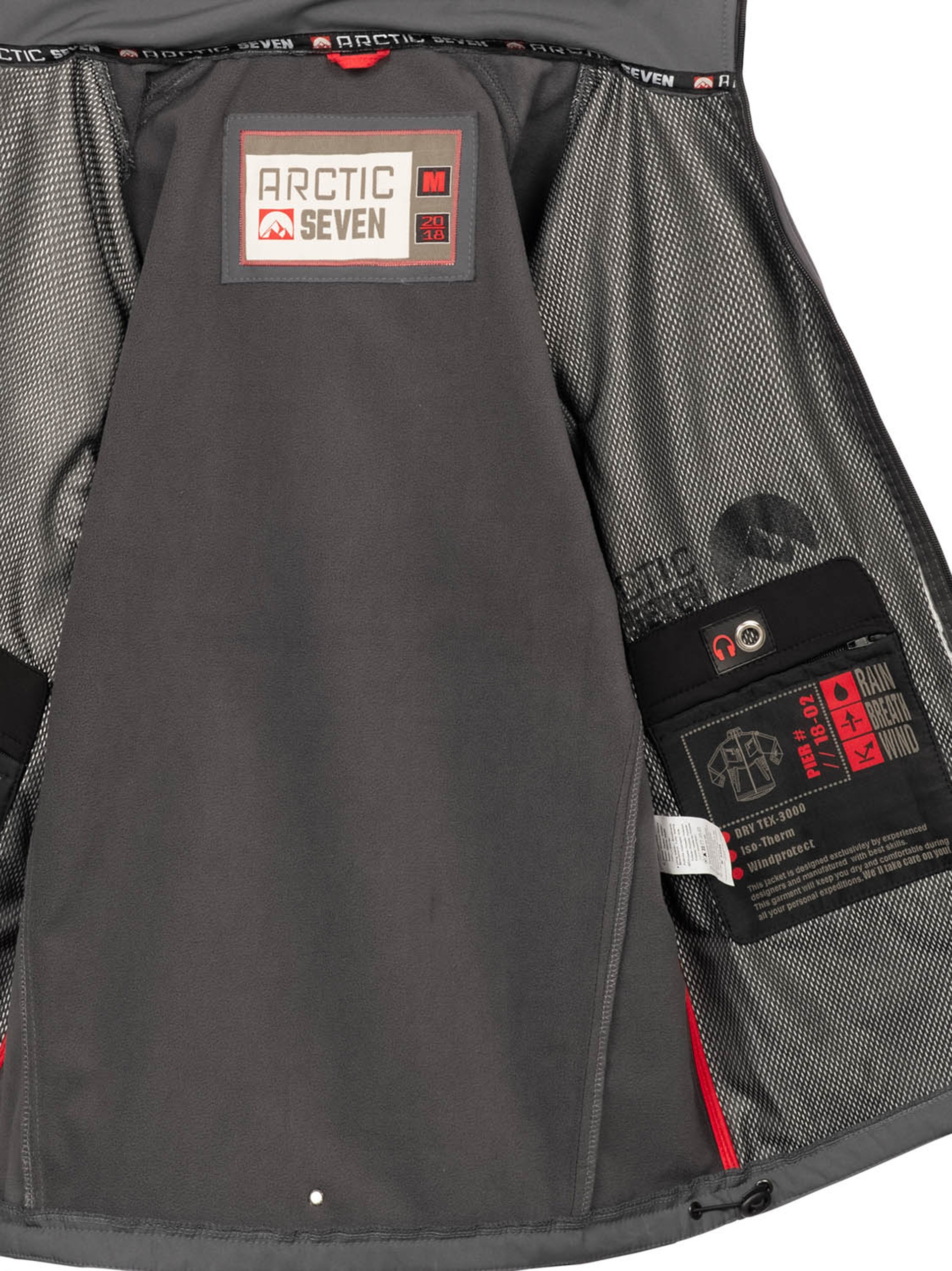 Arctic Seven Softshelljacke »Arctic Seven Herren Softshell Jacke AS088«