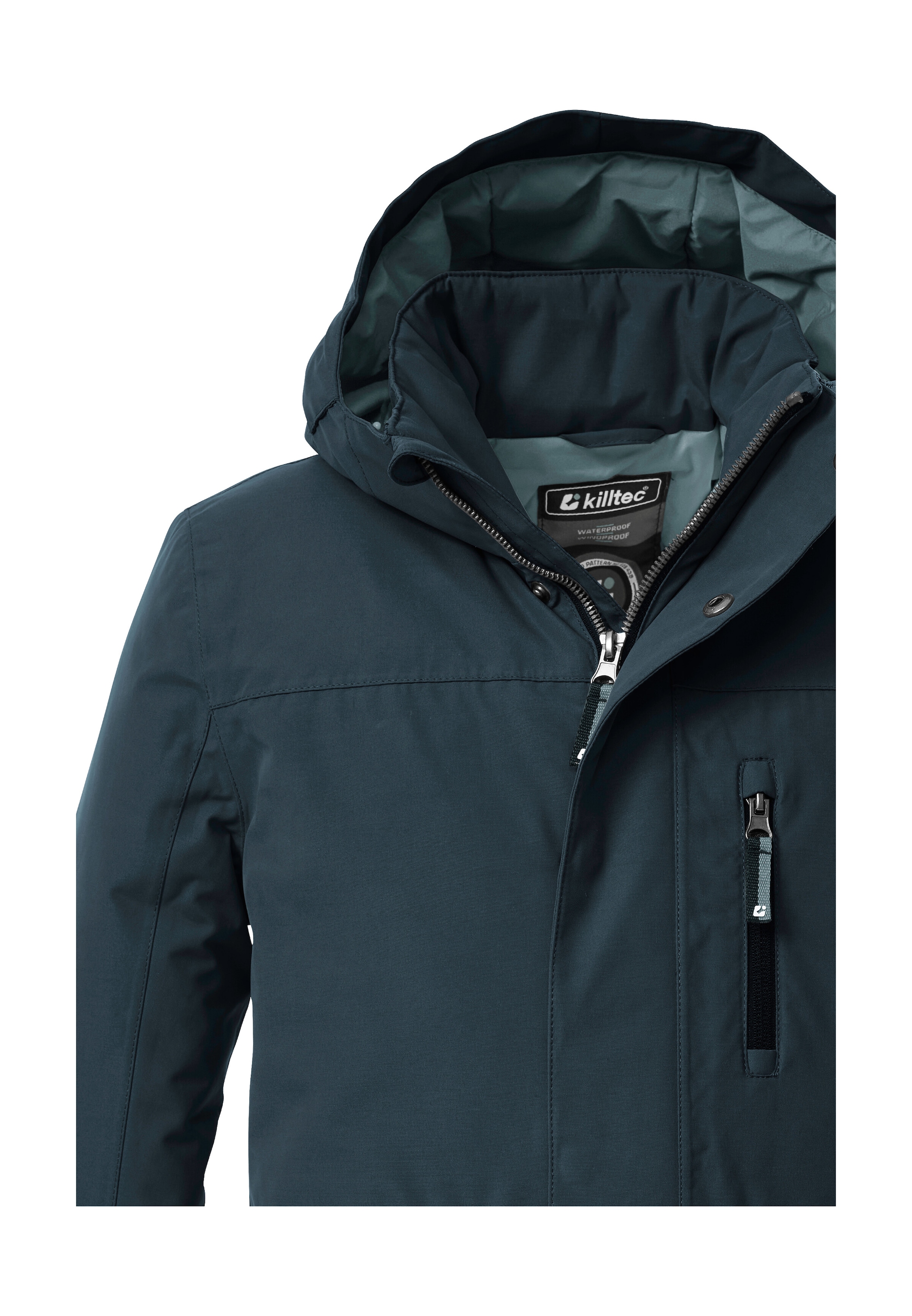 Killtec Funktionsjacke »KOW 233 BYS JCKT«, Wind- und wasserdichte Kinderjacke, regulierbare Kapuze, PFAs-frei