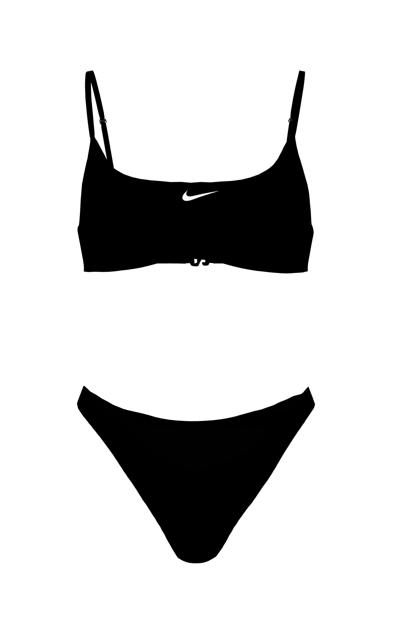 Nike Bustier-Bikini »BRALETTE BIKINI SET« Set, 2 Stk. für Jugendliche, sportlicher Stil, schnell trocknendes Material