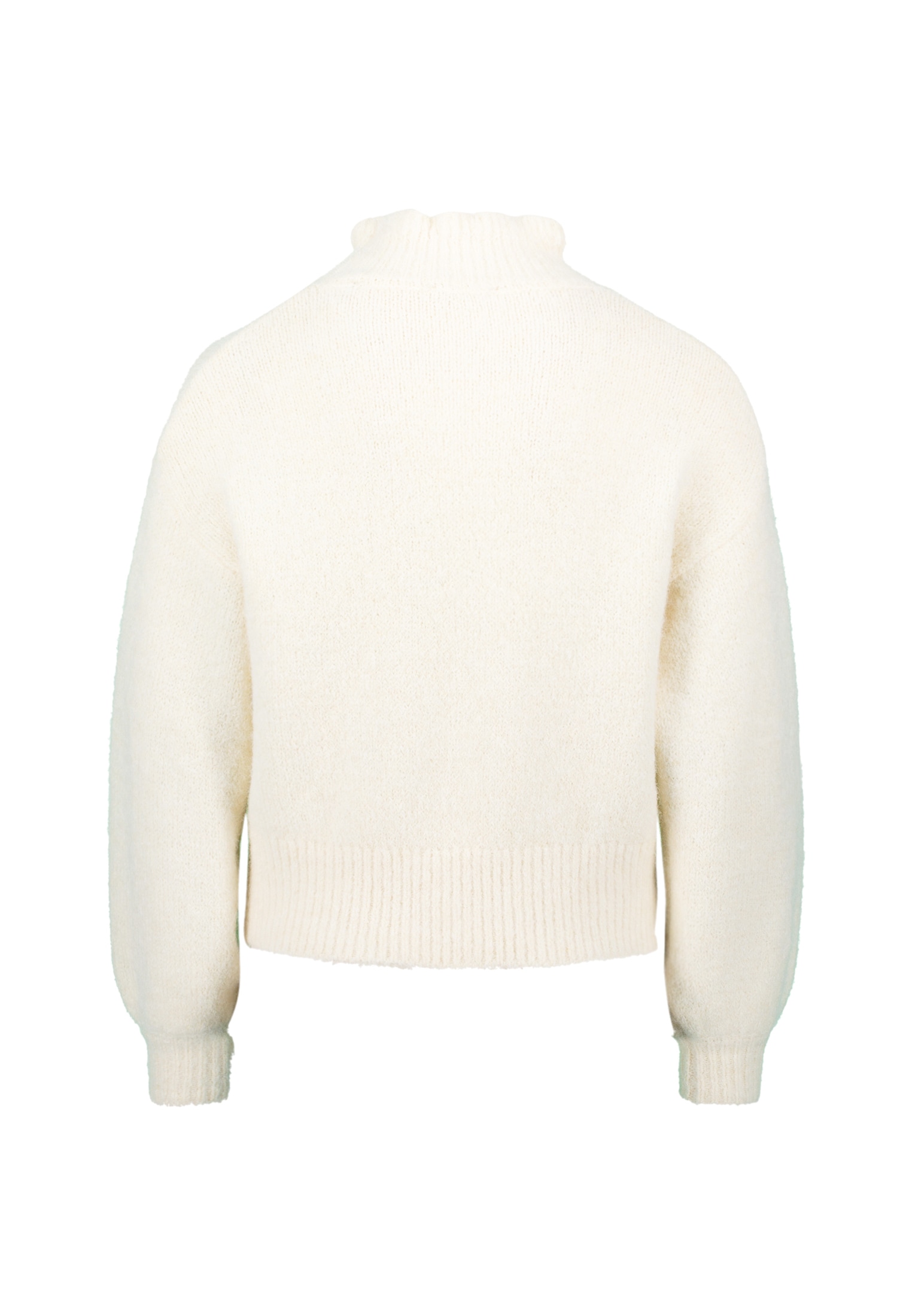 Zero Rundhalspullover »Pullover mit Ballonärmeln«