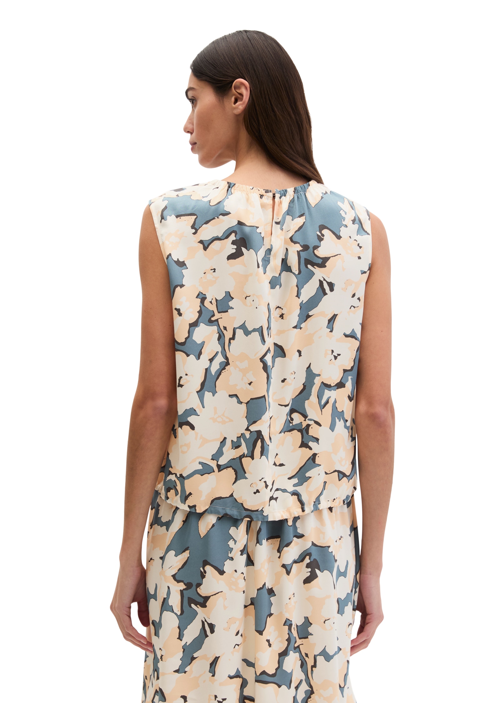 Marc O'Polo Blusentop regular aus LENZING ECOVERO, mit Allover Print