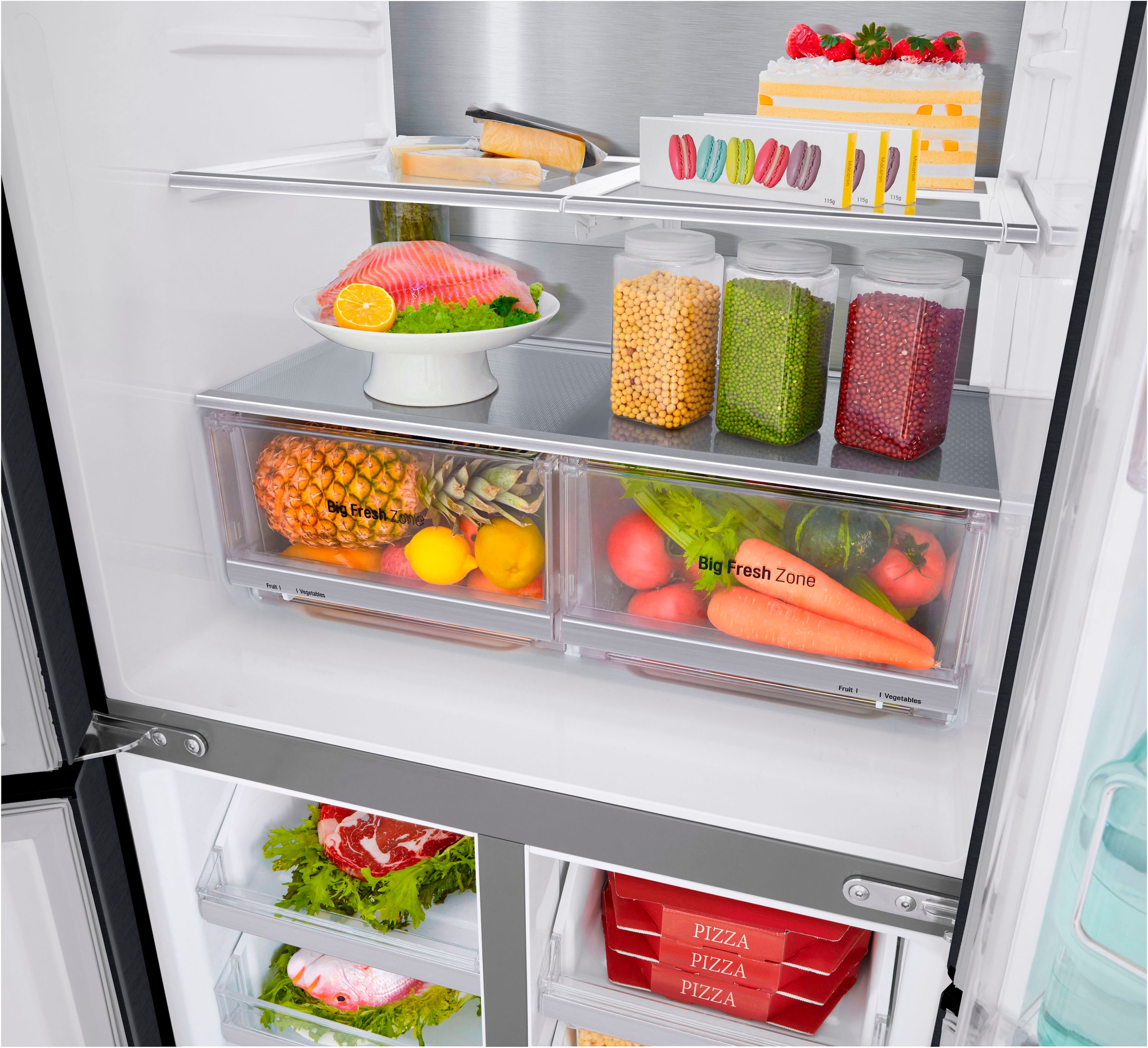 LG Multi Door »GMQ844MC5E«, InstaView™