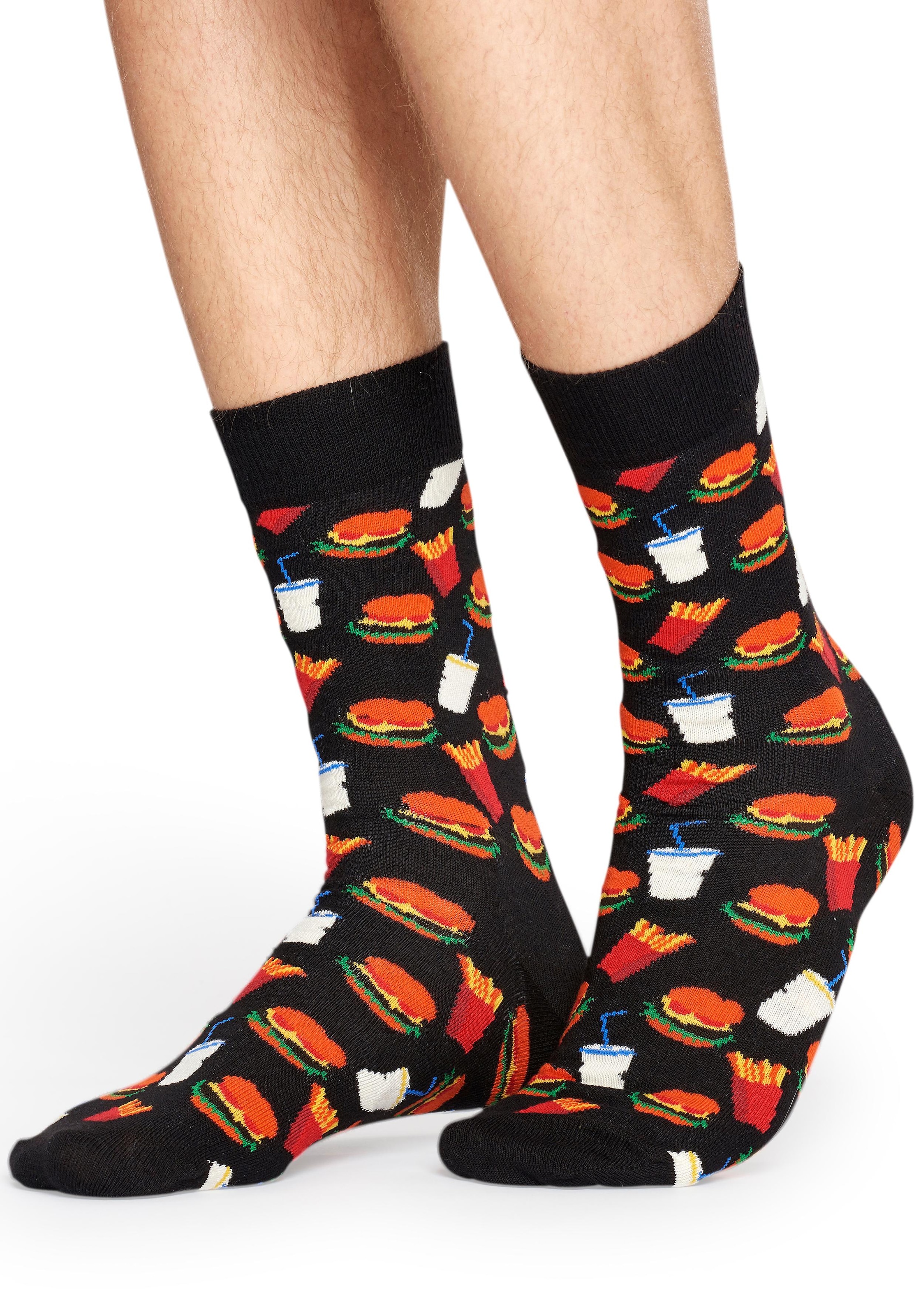 Happy Socks Socken »Burger«, mit Hamburger-Muster