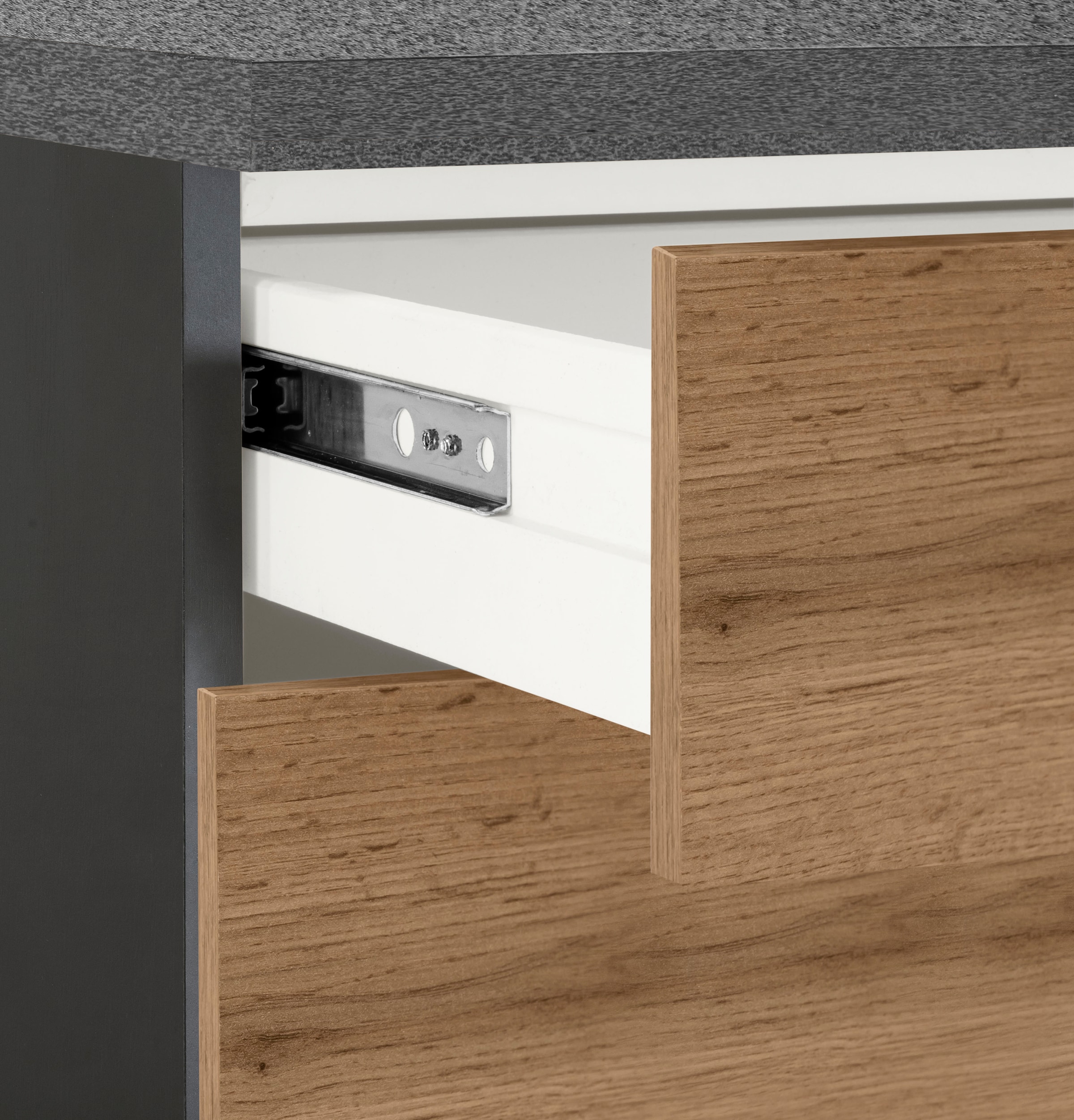 KOCHSTATION Küchenzeile »KS-Colmar« ohne E-Geräte, Breite 210 cm