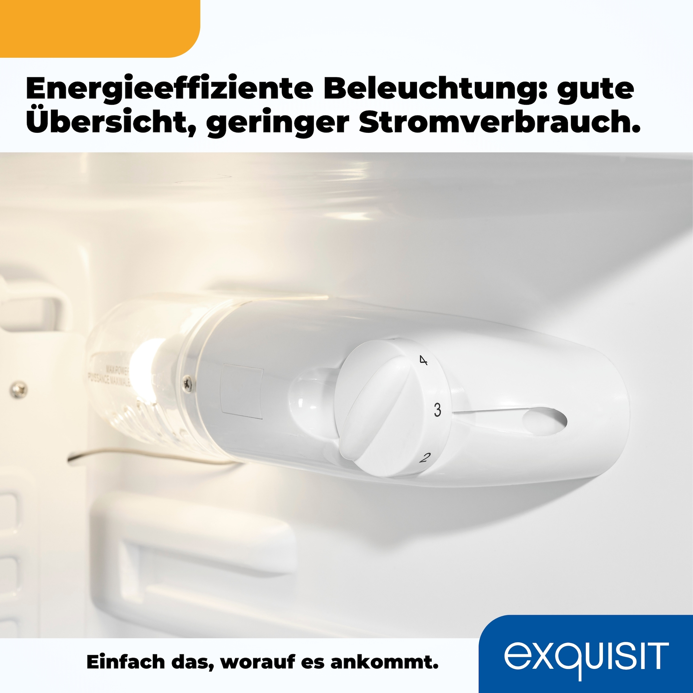 exquisit Vollraumkühlschrank »KS85-V-O91E grau«, 76 L Volumen