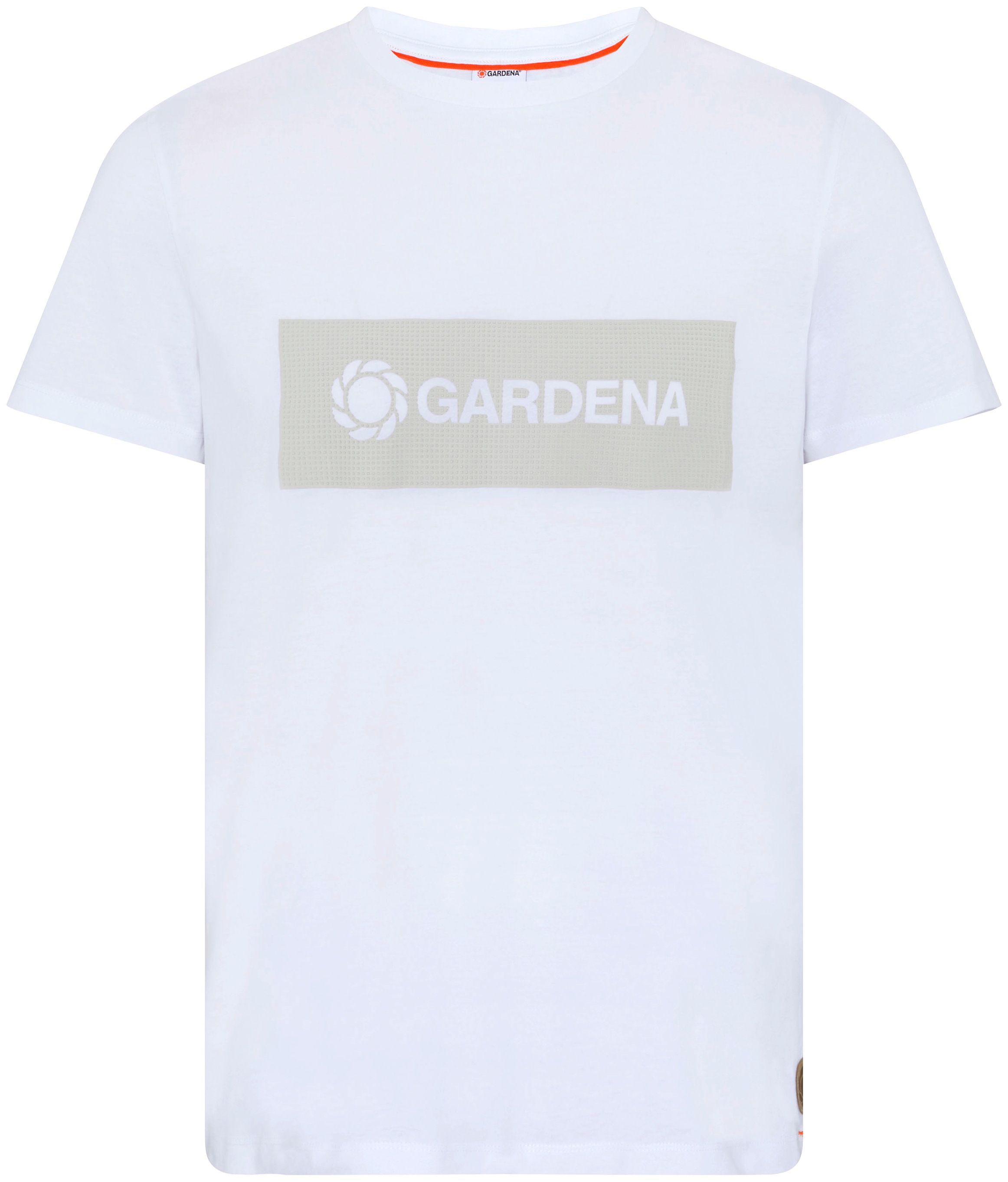 T-Shirt »Bright White«, mit Gardena-Logodruck