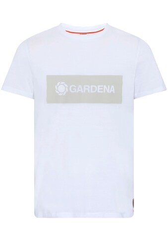 T-Shirt »Bright White«, mit Gardena-Logodruck