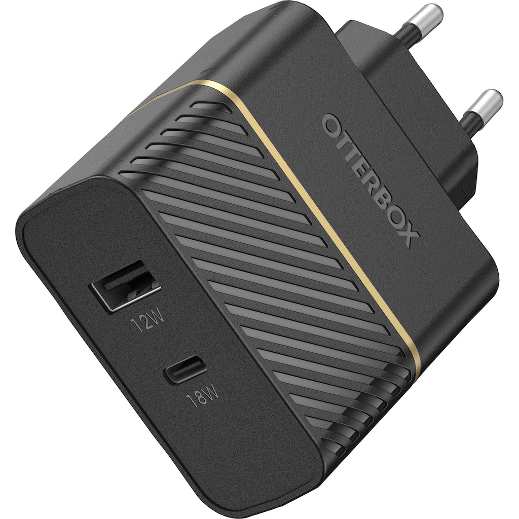 Otterbox Smartphone-Ladegerät »EU Ladegerät 30W - USB-C 18W + USB-A 12W USB-PD«