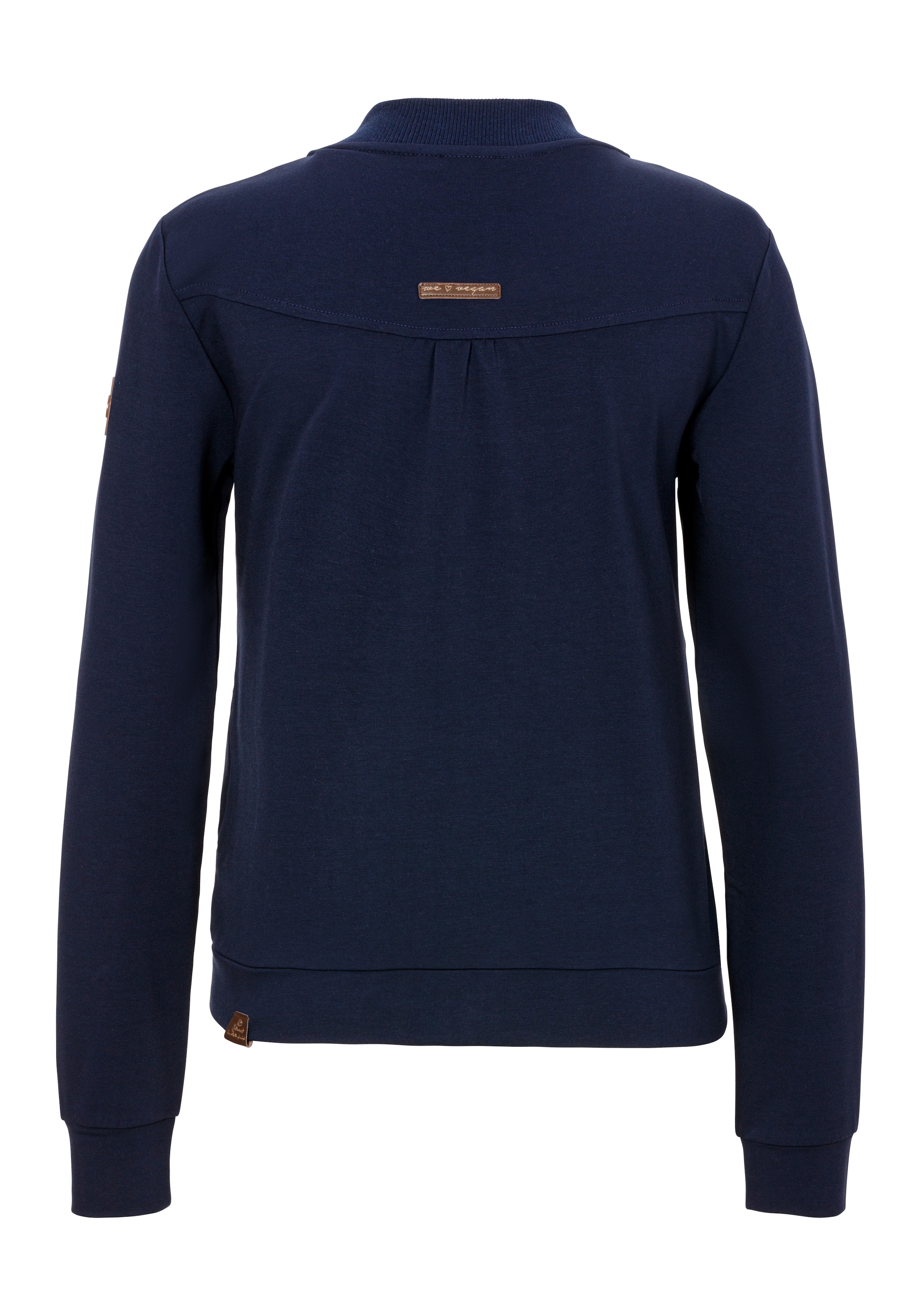 Ragwear Sweatjacke »KENIA CORE«, mit Logo und gerafften Details