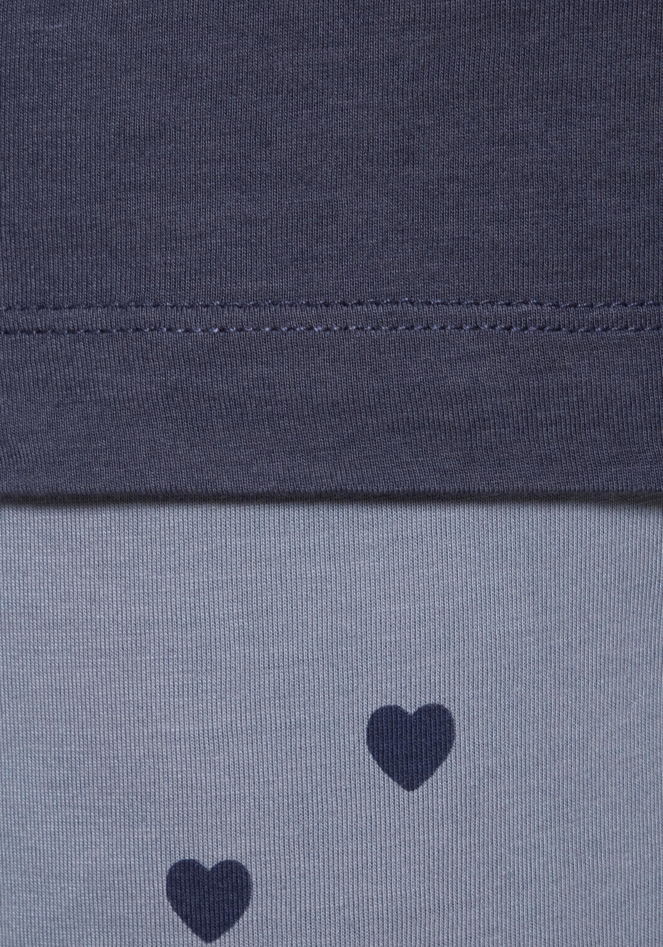 Vivance Dreams Pyjama, (2 tlg.), mit süßem Schrift-Aufdruck