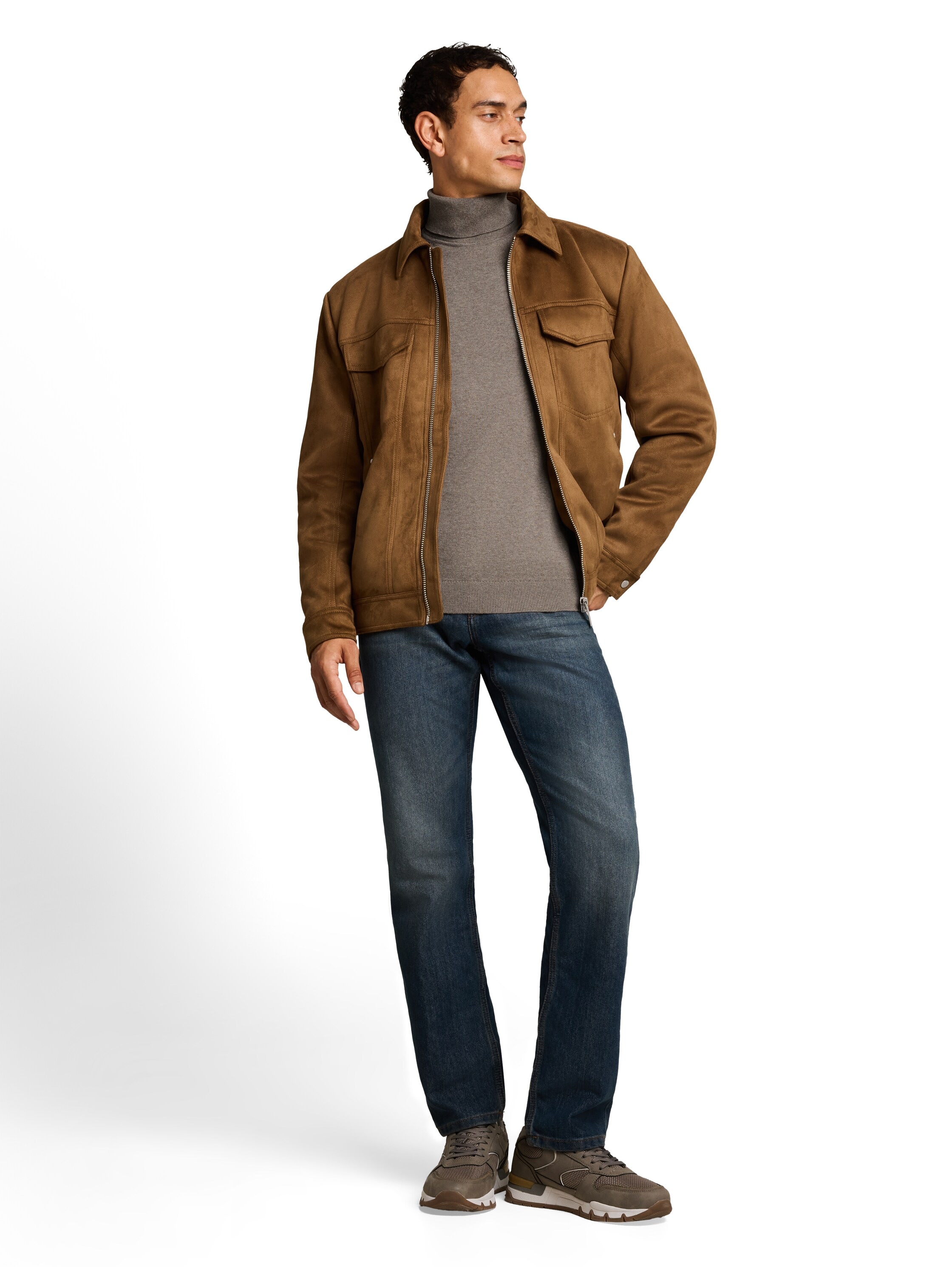 TOM TAILOR Rollkragenpullover im Strick-Design