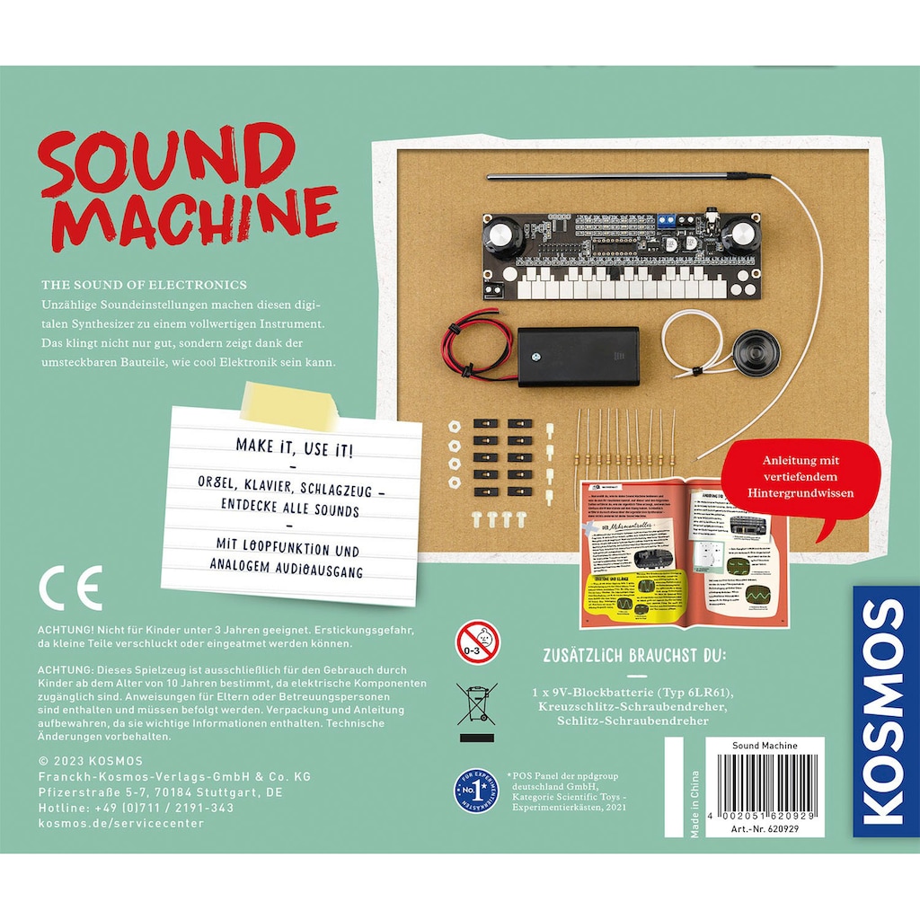 Kosmos Experimentierkasten »Sound Machine«