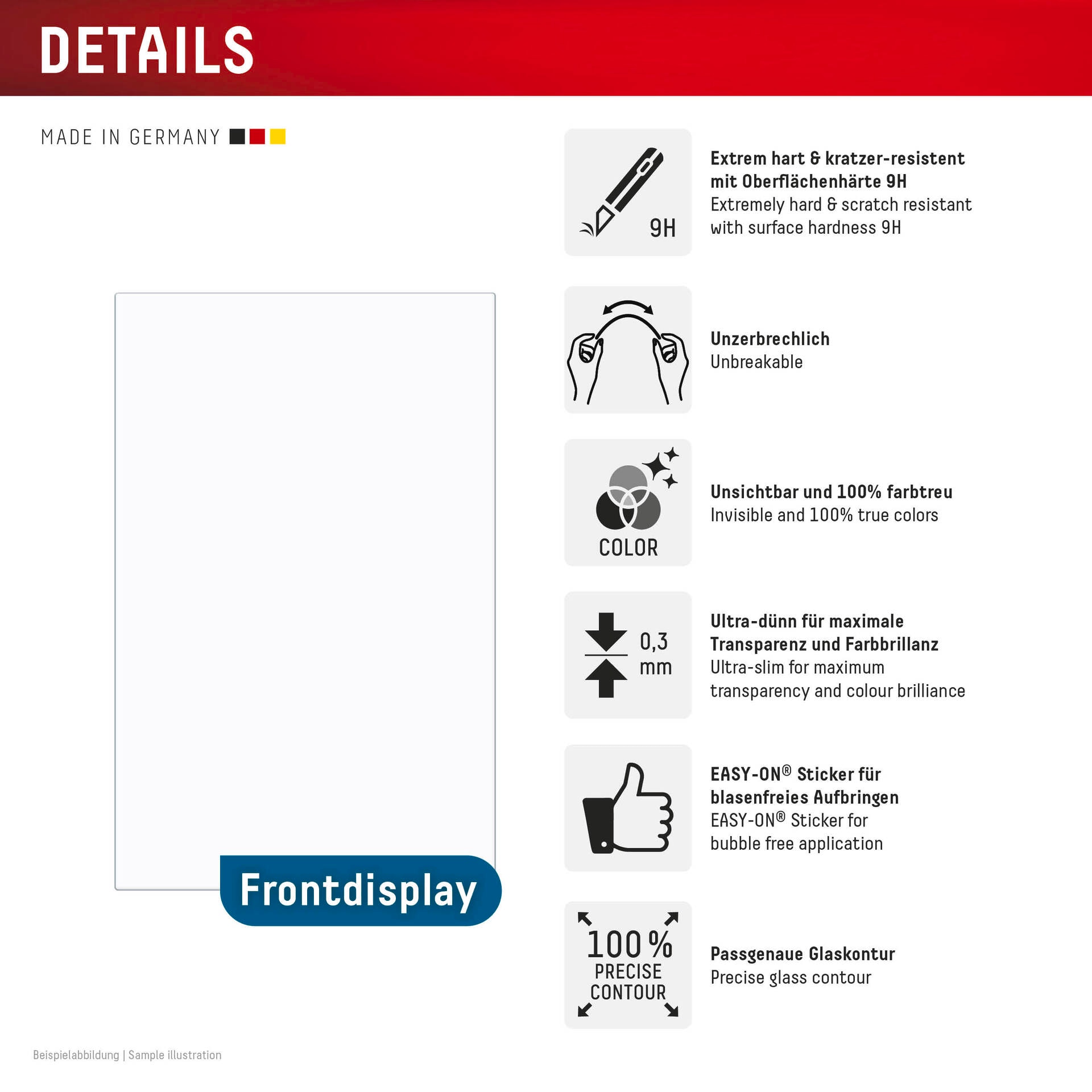 Displex Displayschutzglas »Smart Glass« für Samsung Galaxy Z Fold8 Displayschutzfolie