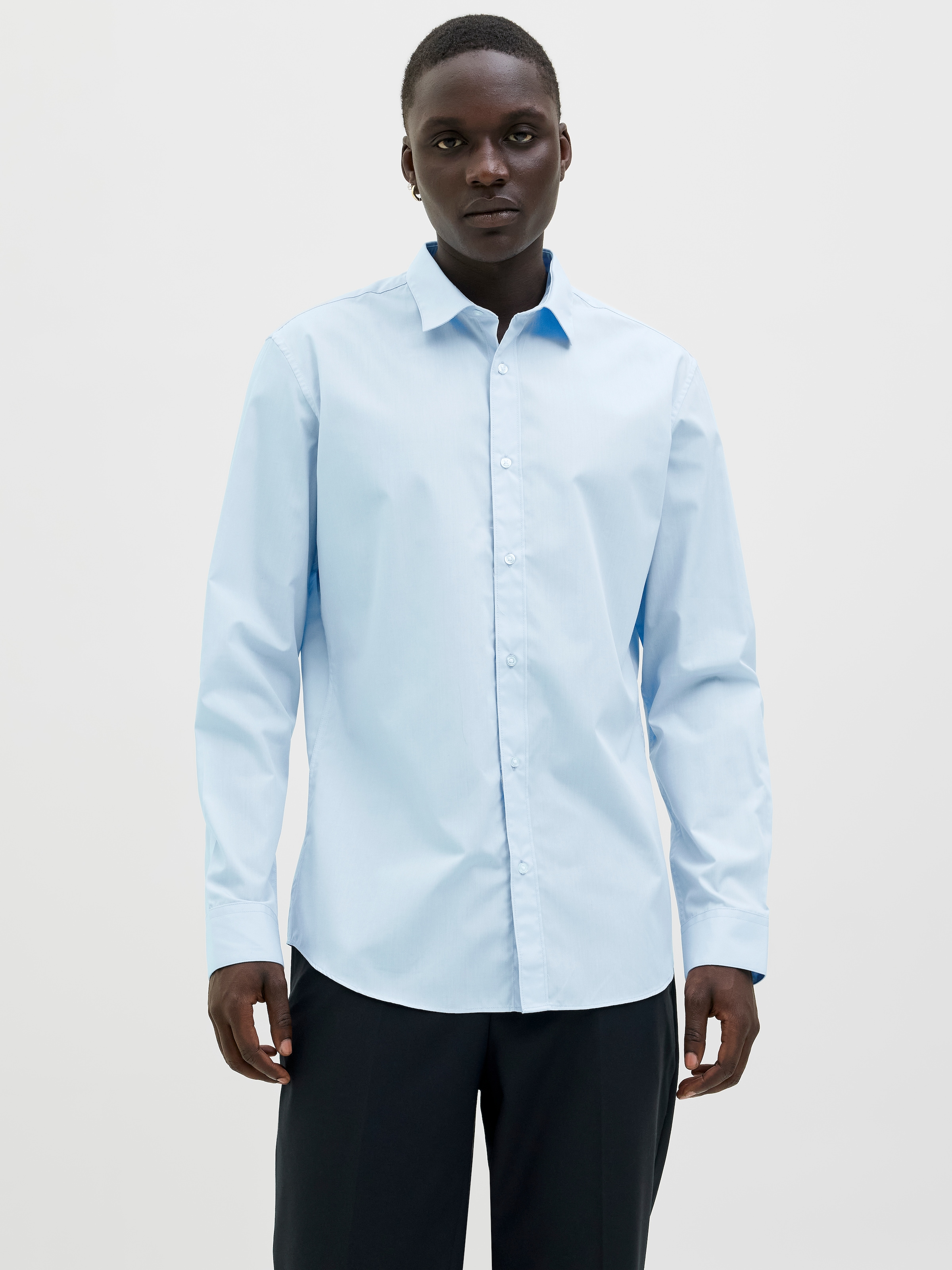 Jack & Jones Langarmhemd »JJJOE SHIRT LS 2 PACK MP«