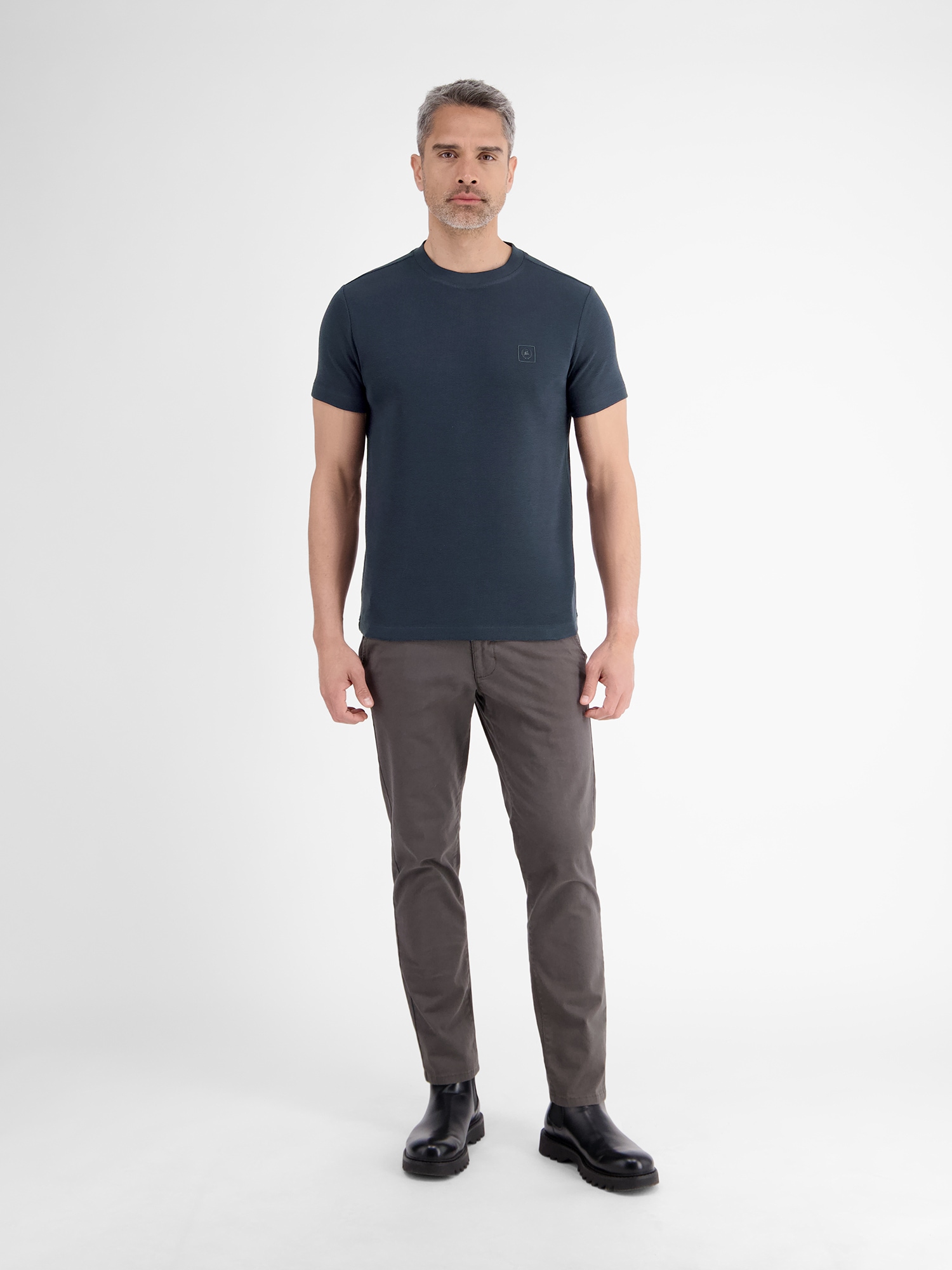 LERROS T-Shirt »LERROS Herren T-Shirt in Strukturqualität«