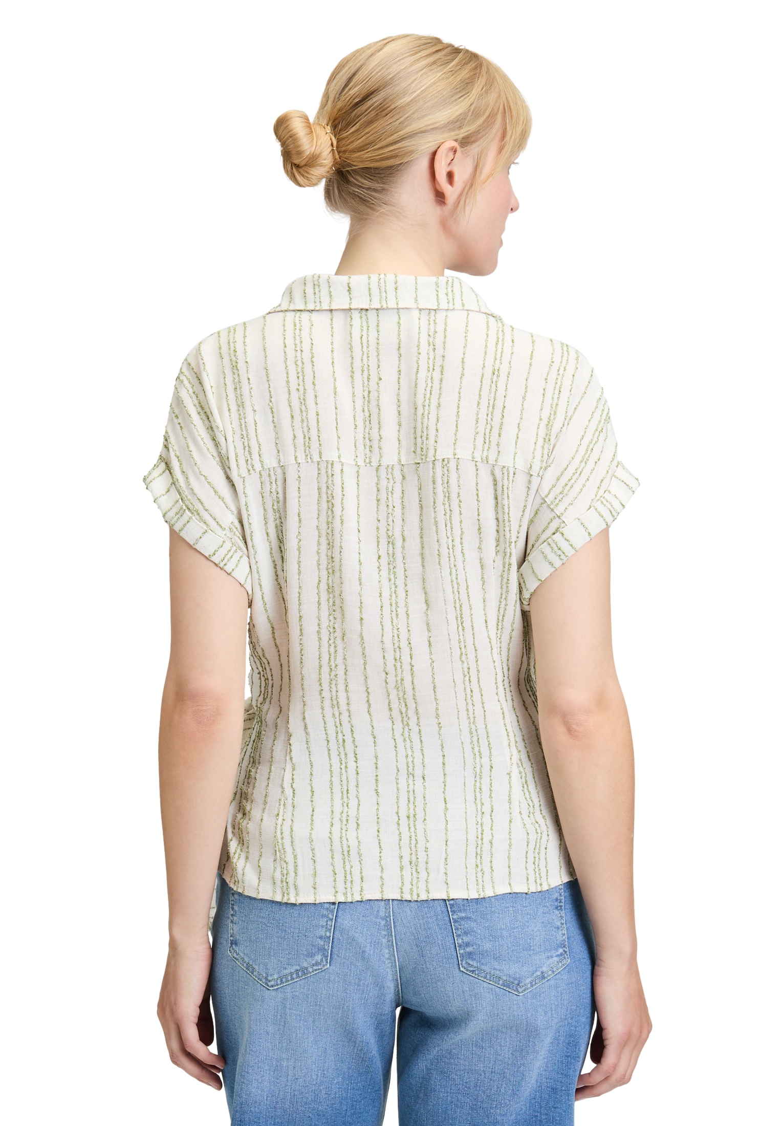 Cartoon Klassische Bluse »Streifenbluse mit Bindegürtel«