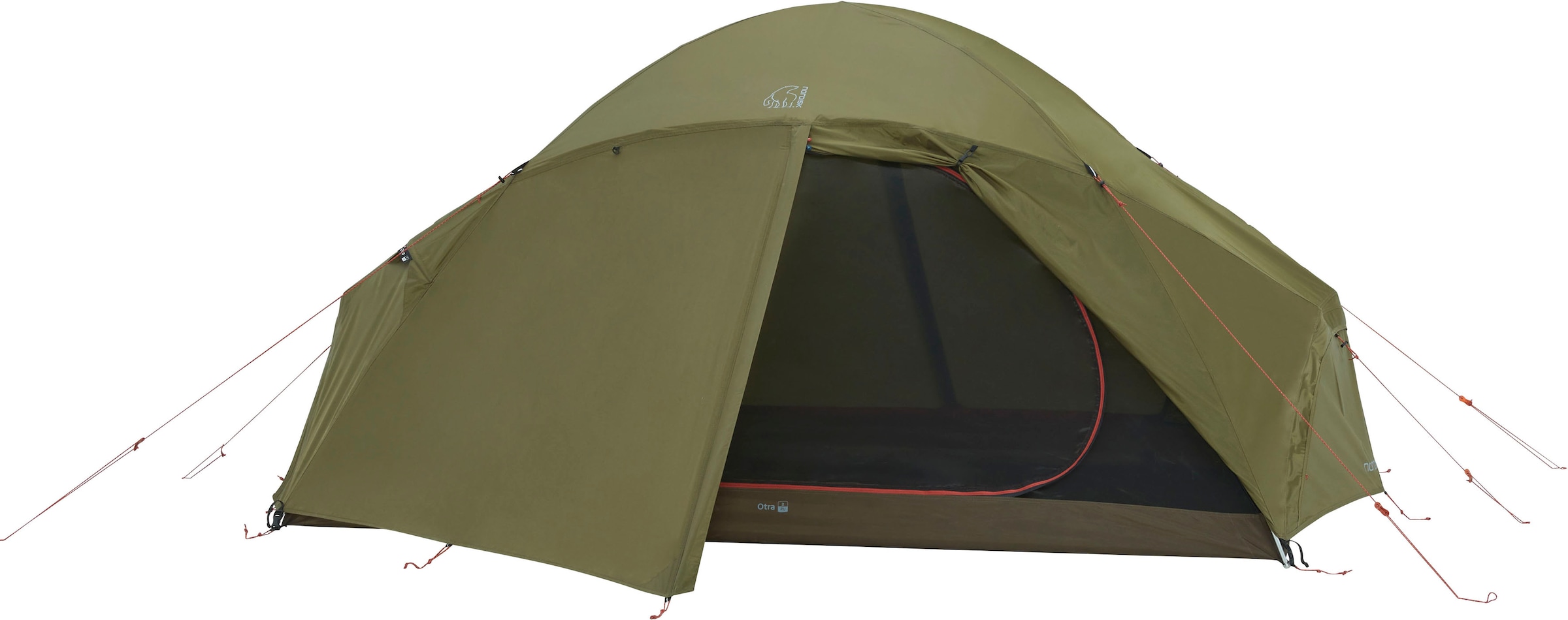 Geodätzelt »Otra 2 PU Tent Dark Olive«, 2 St. Personen, (Packung, 1 tlg.)