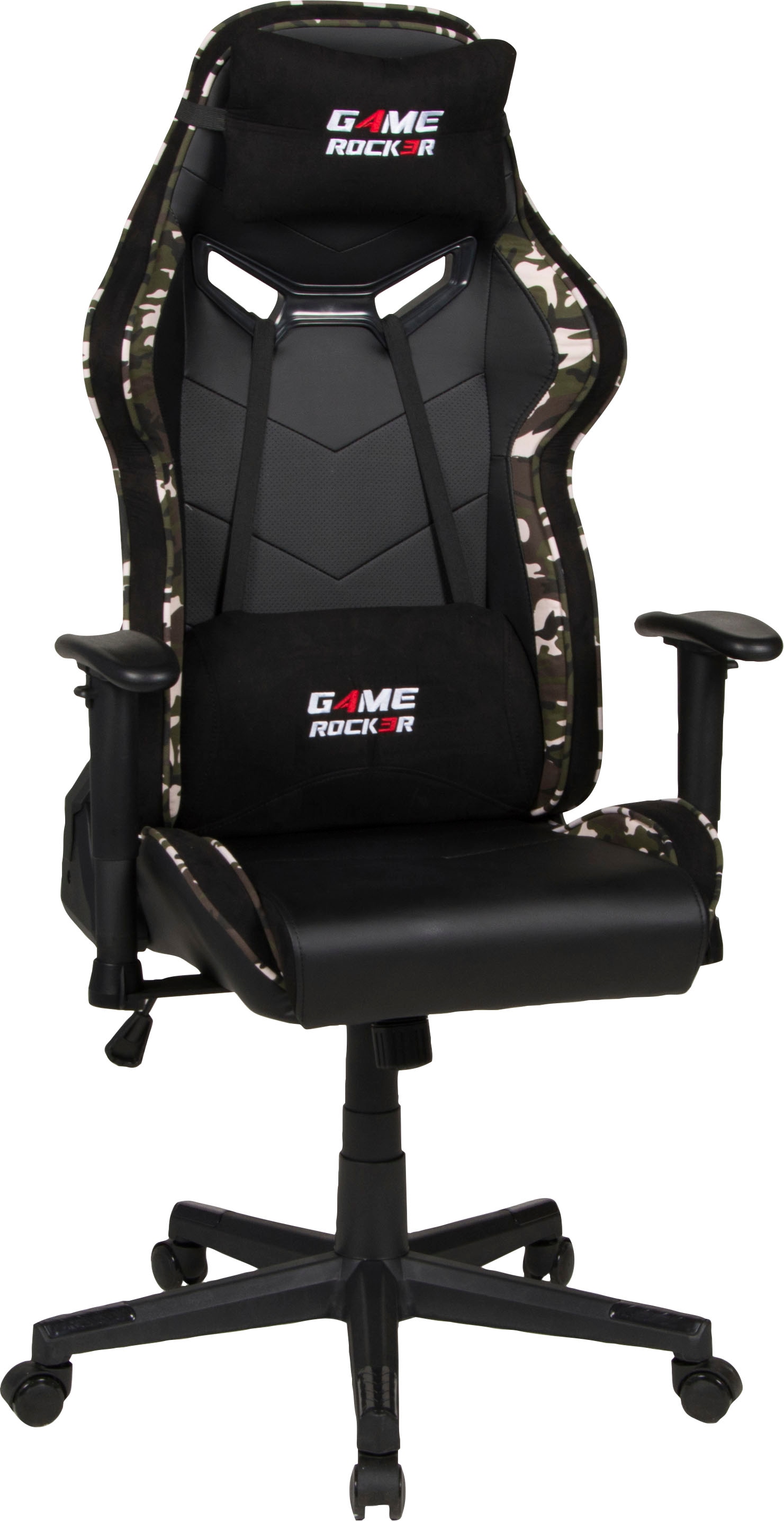 Chefsessel »Game-Rocker G-30«, Kunstleder-Stoff-Microfaser, Gaming Chair in Camouflage...