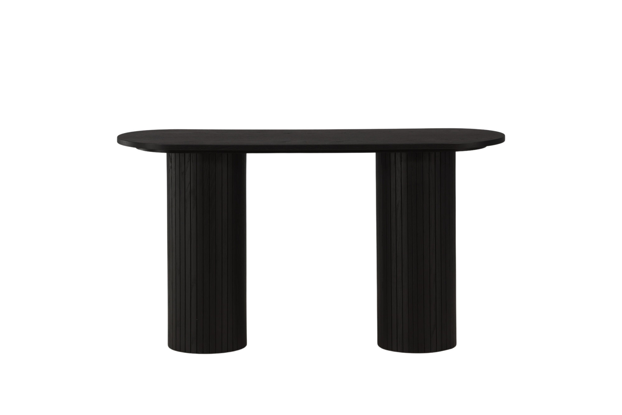 Venture Home Beistelltisch »Bianca, ovaler Konsolentisch mit Holzfurnier-Optik, 130 × 40 cm« Ablagetisch, Furnier, oval, hoch, geräumig, edel