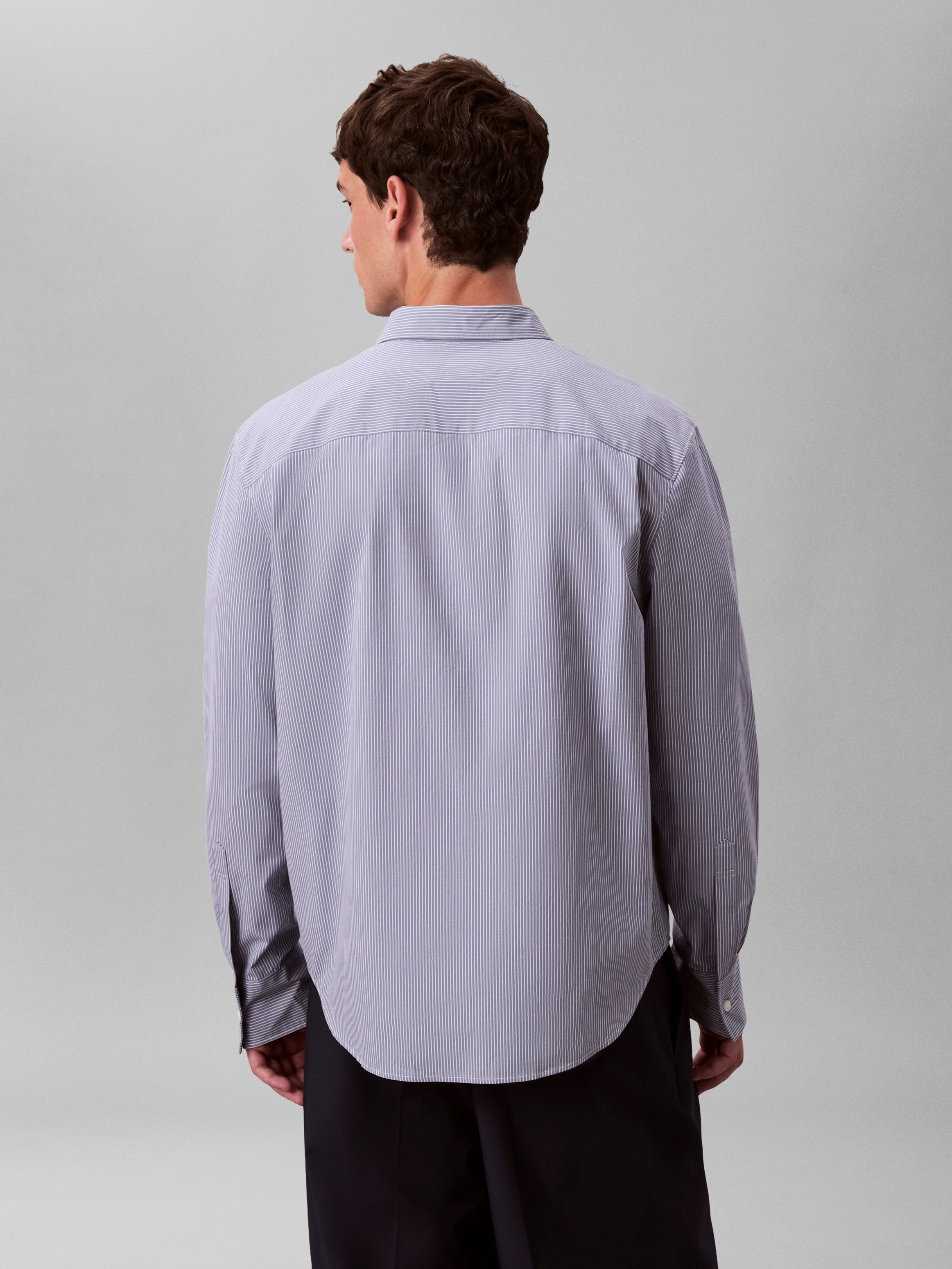 Calvin Klein Langarmhemd Regular fit, mit Rundhalsausschnitt