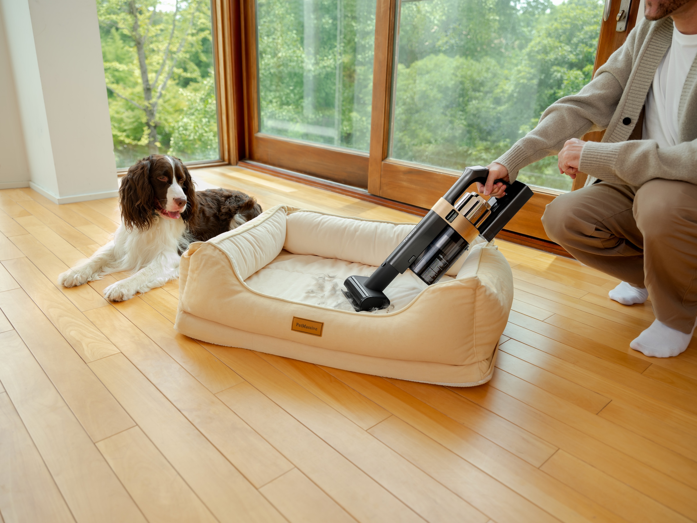 Tineco Akku-Stielstaubsauger »Tineco PURE ONE A90S, Anti-Allergiker Filtersystem, Saugrohr knickbar« ZeroTangle Anti-Haar-Verwicklungsbürste, 3DSense Master-Bürste