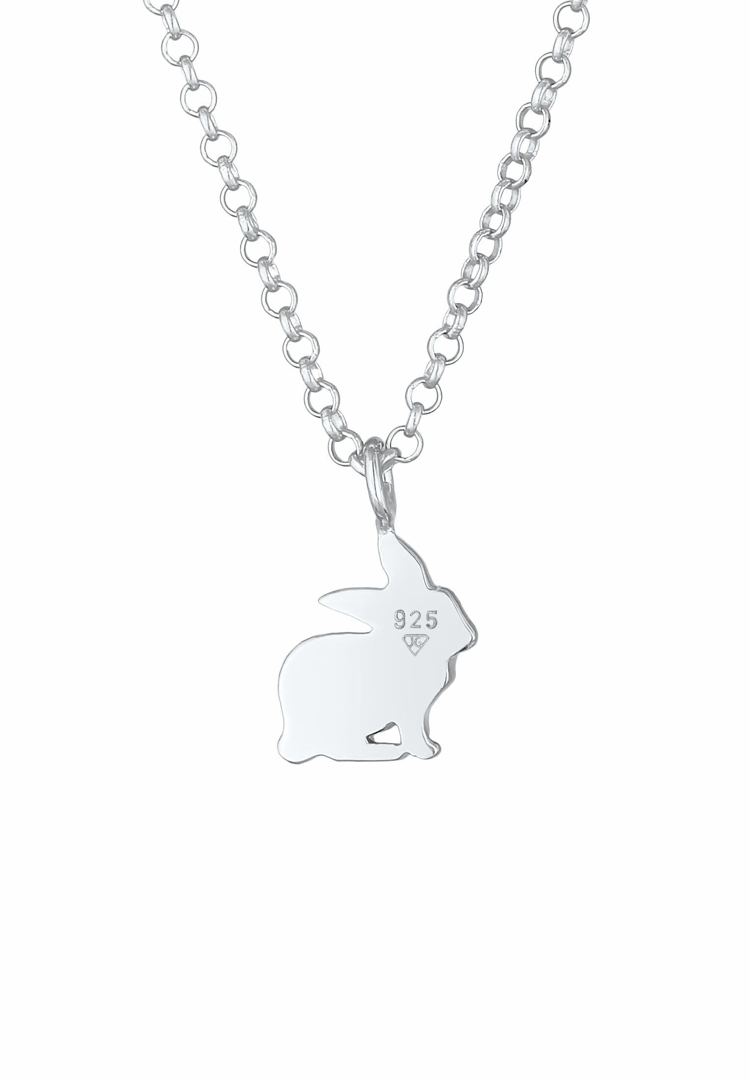 Elli Silberkette »Halskette Kinder Hase Tier Ostern 925 Silber«