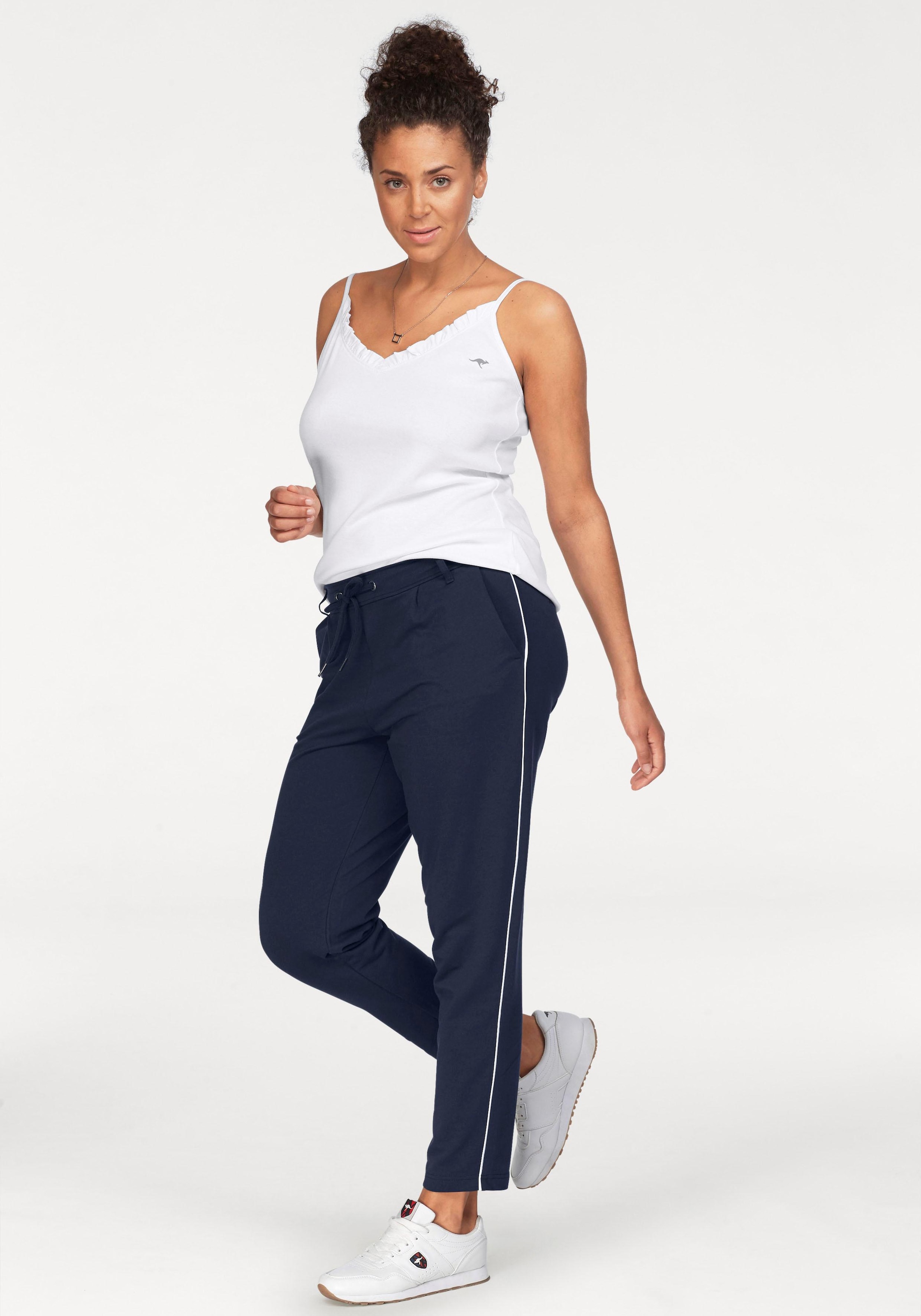 KangaROOS Jogger Pants, mit seitlichem Kontraststreifen