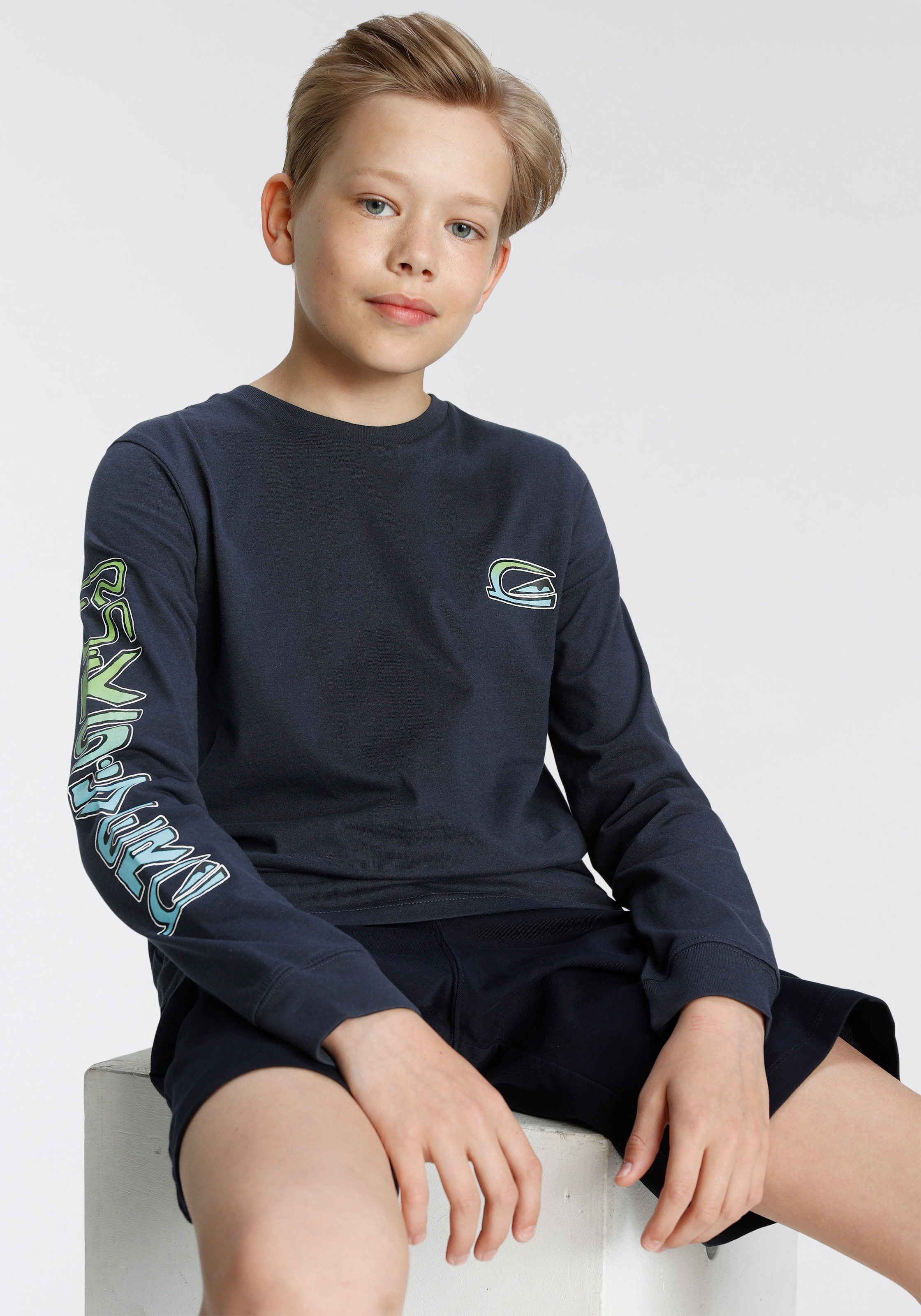Quiksilver Langarmshirt »STACKED LS YTH«