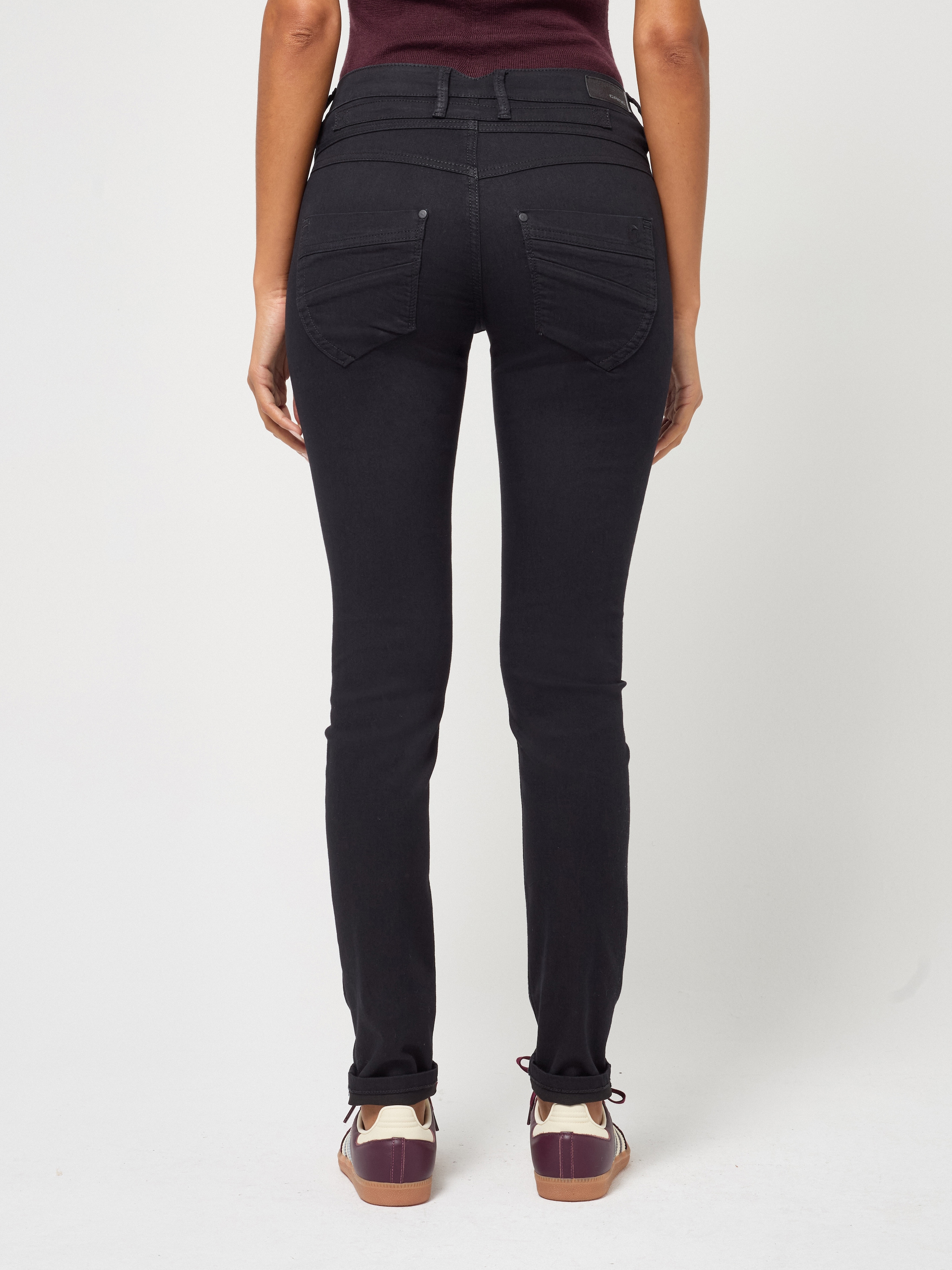 GANG Skinny-fit-Jeans »94MEDINA« mit stylischer halb offener Knopfleiste