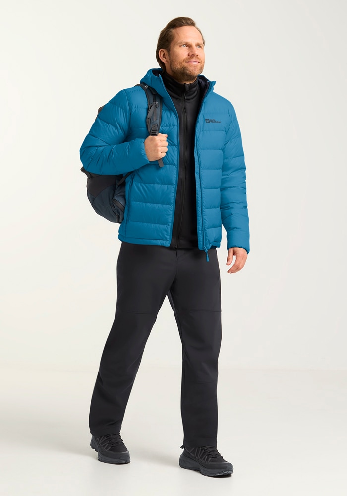 Jack Wolfskin Daunenjacke »ATHER DOWN HOODY M RDS« mit Kapuze